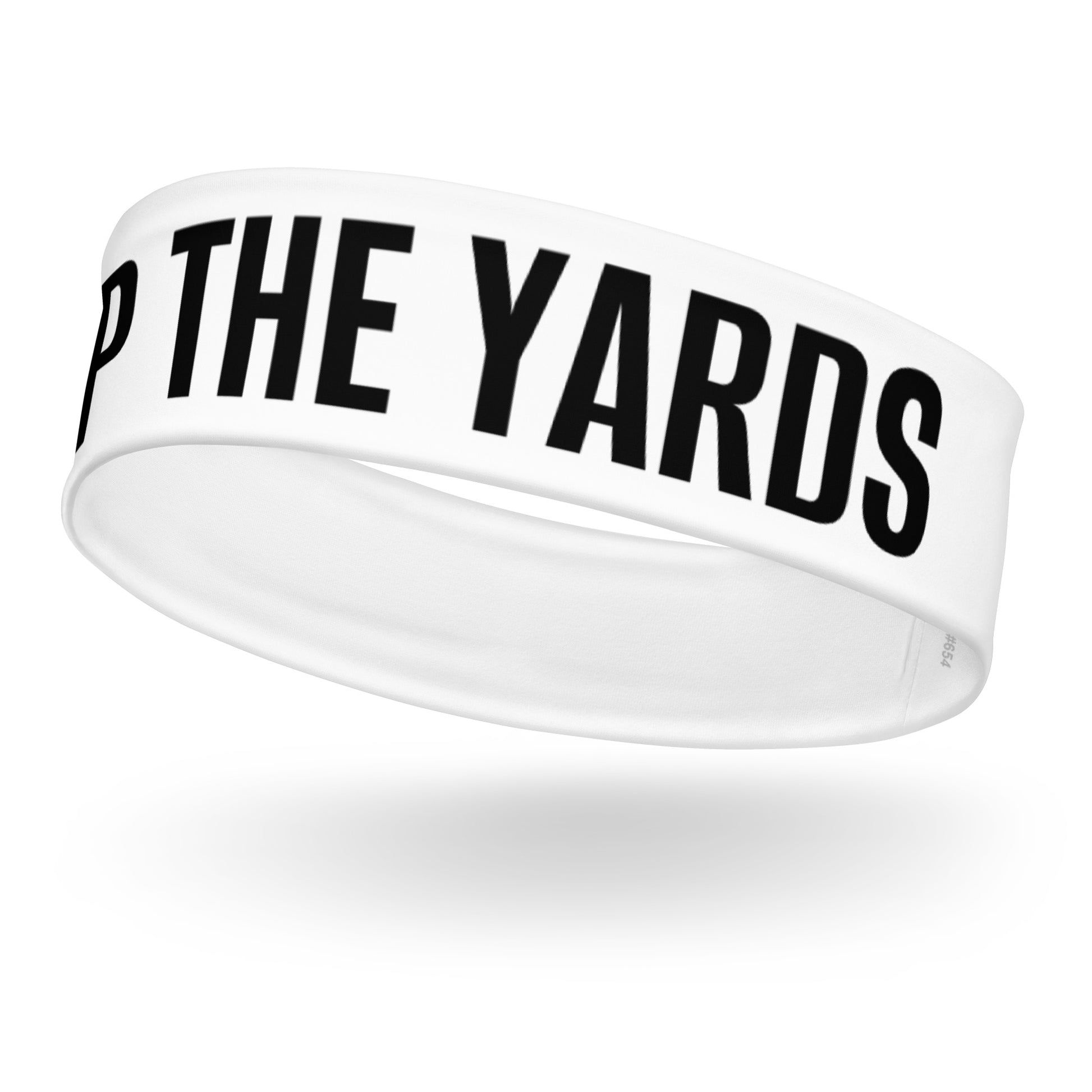 Rolling Up The Yards sports headbands are for football quarterbacks, fullbacks, running backs, and receivers who make great gains.