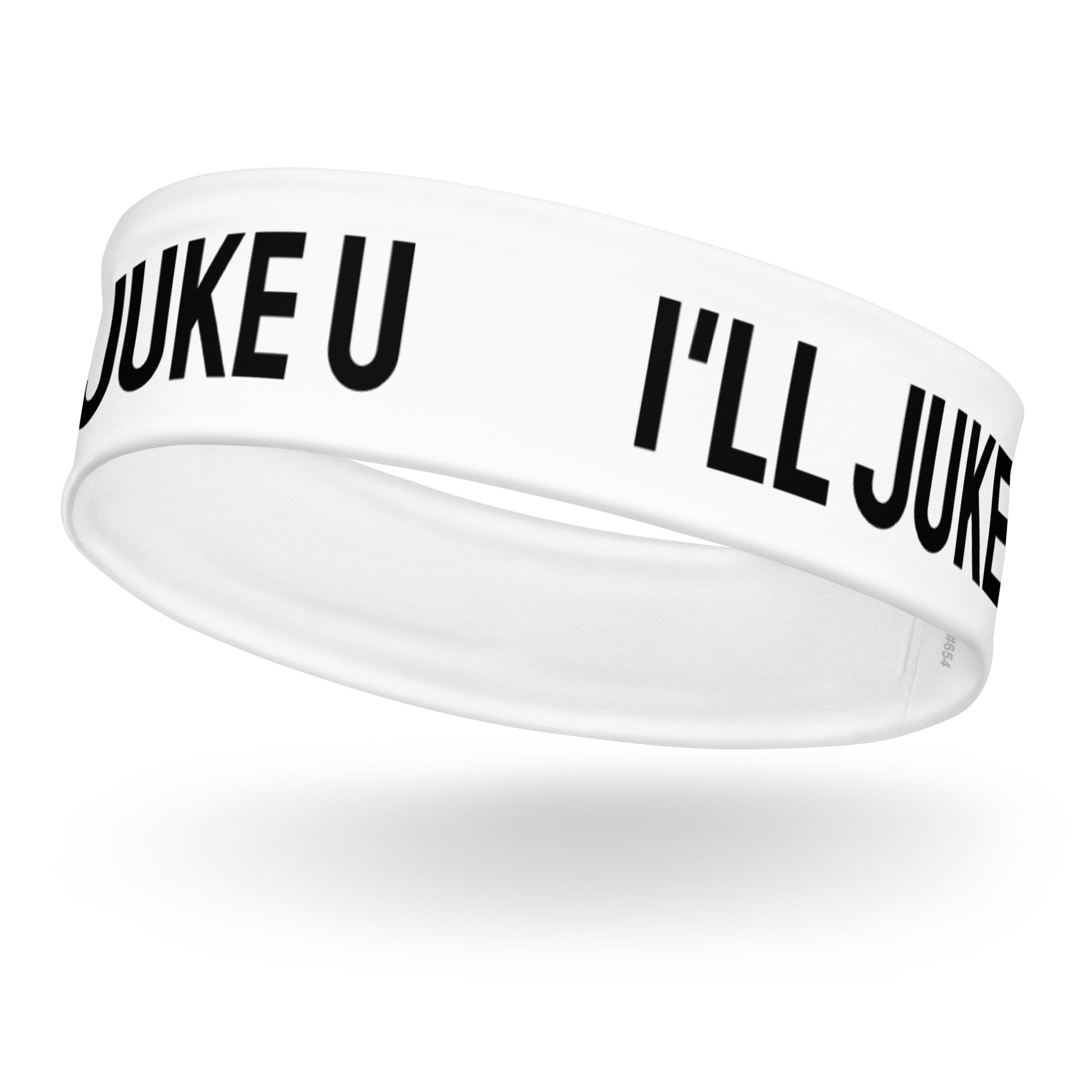 I'll Juke U headbands are for football, basketball, and soccer players who know they have the skills and moves to evade their opponents.