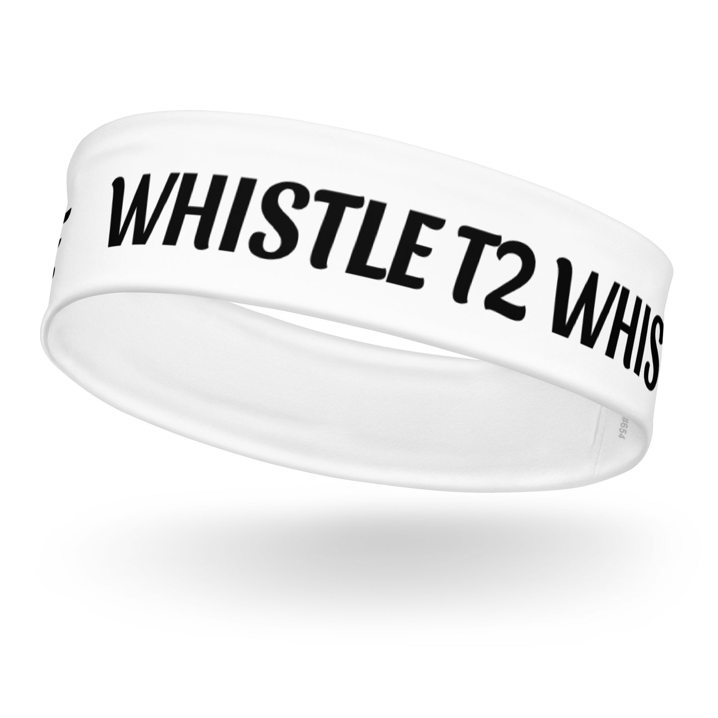 Whistle T2 Whistle brand athletic headbands to encourage playing nonstop from when the action starts until it ends.