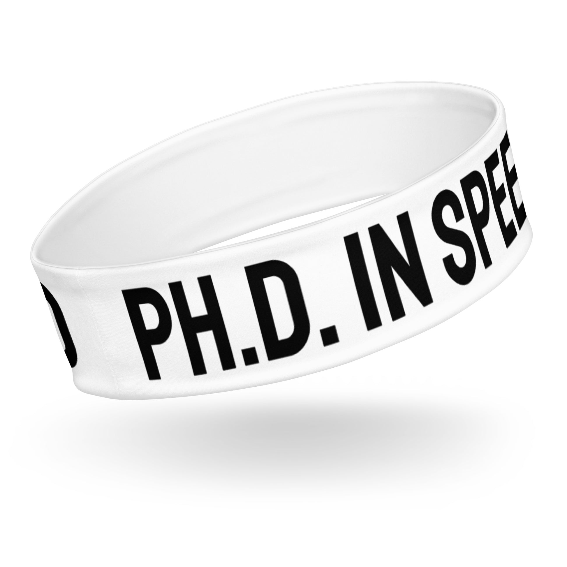 Ph.D. In Speed sports headbands are for athletes who have mastered great speed.