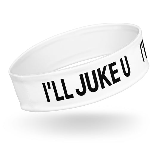 I'll Juke U headbands are for football, basketball, and soccer players who know they have the skills and moves to evade their opponents.