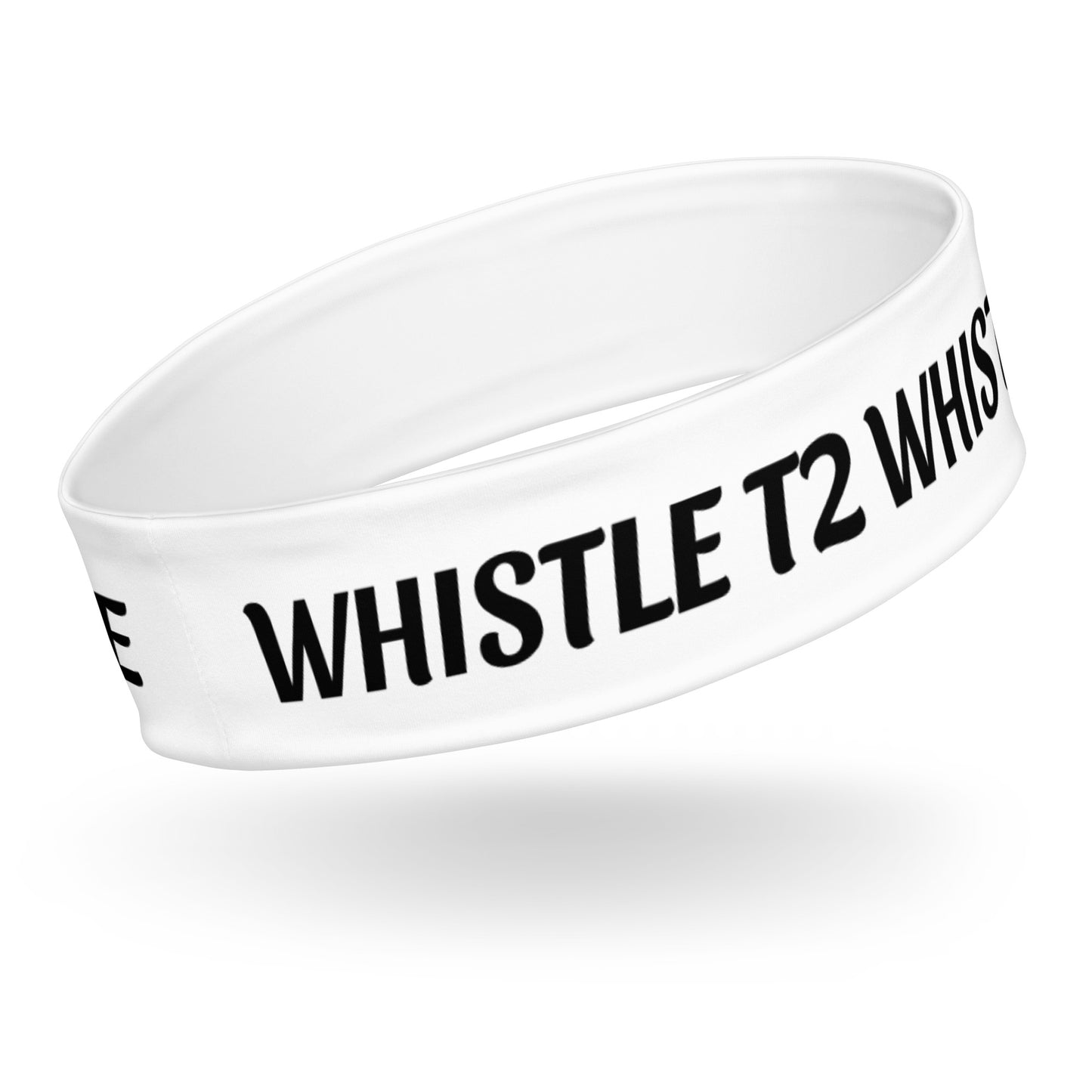 Whistle T2 Whistle brand athletic headbands to encourage playing nonstop from when the action starts until it ends.