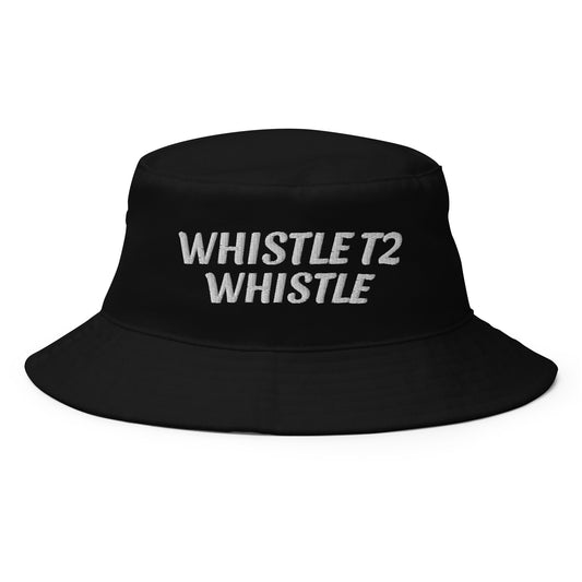 Whistle T2 Whistle sports bucket hats are for players, coaches, and fans as a reminder champions play from whistle to whistle.