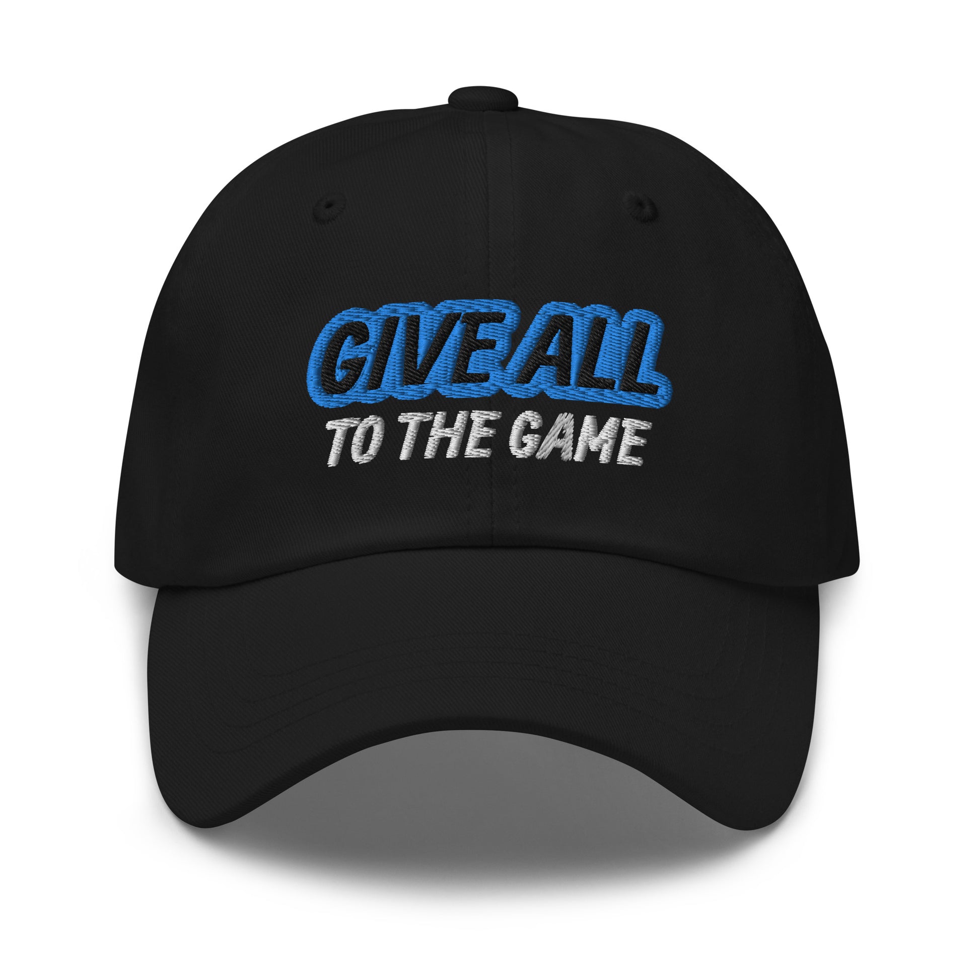 Give All To The Game motivation and inspiration ball caps are for all athletes to inspire them to give everything to the sport they play.