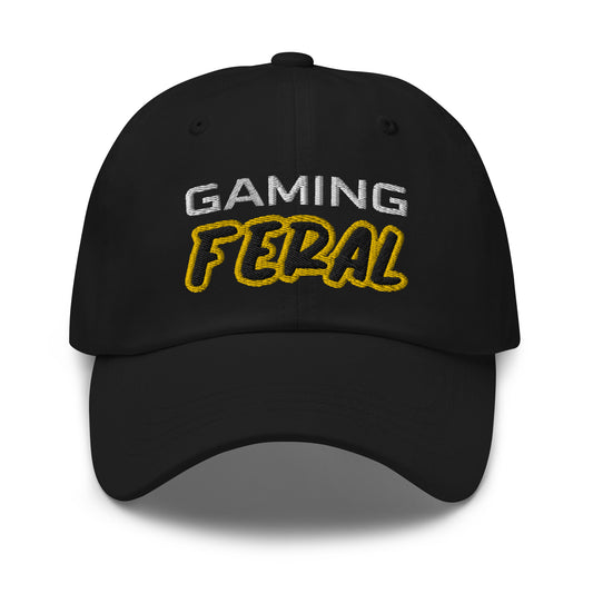 Gaming Feral players' ball caps are for gamers who go wild for playing video games, and this cool gamer's cap makes a great gift.