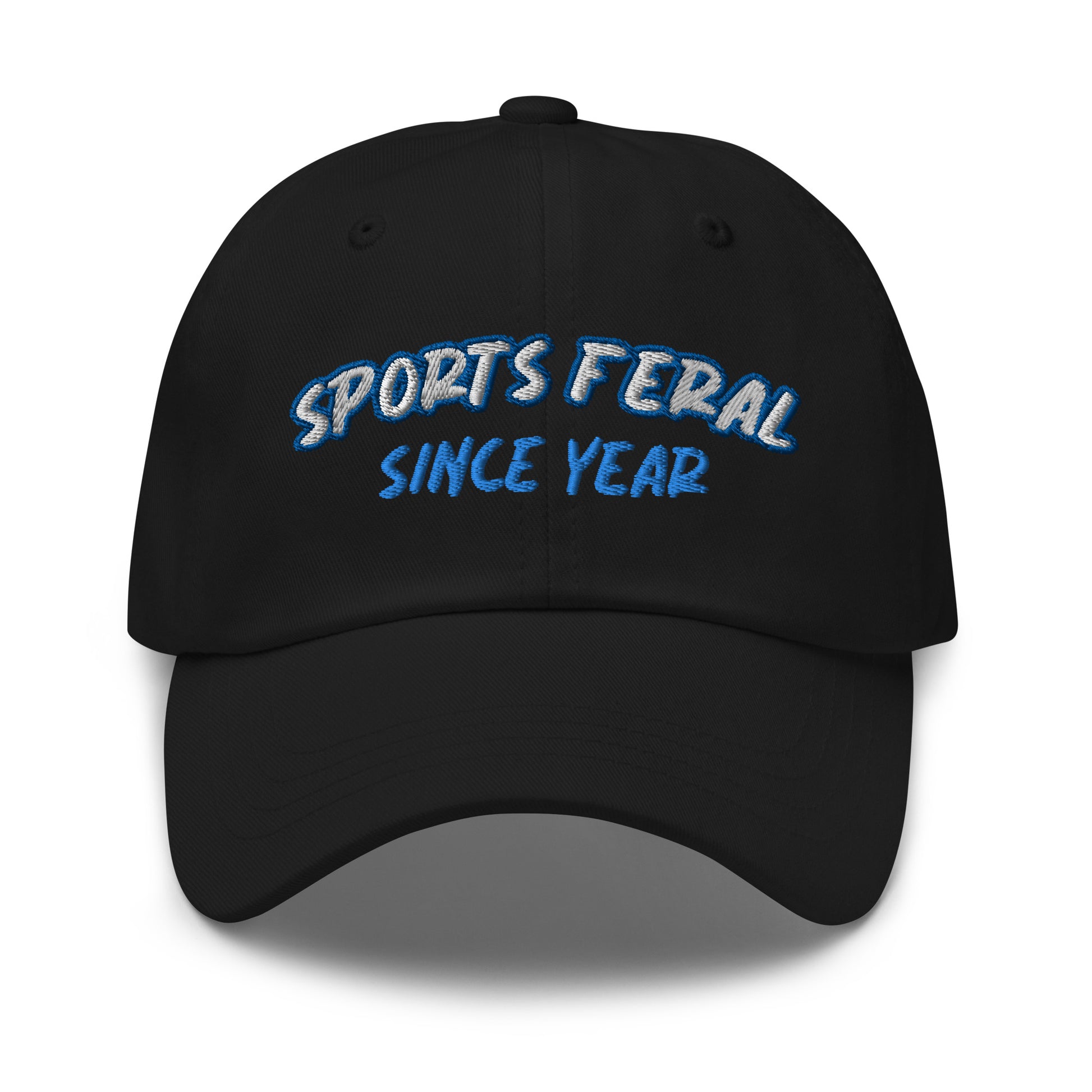 Sports Feral fan year customizable ball cap for fans to share whay year they began watching their favorite sports and teams.