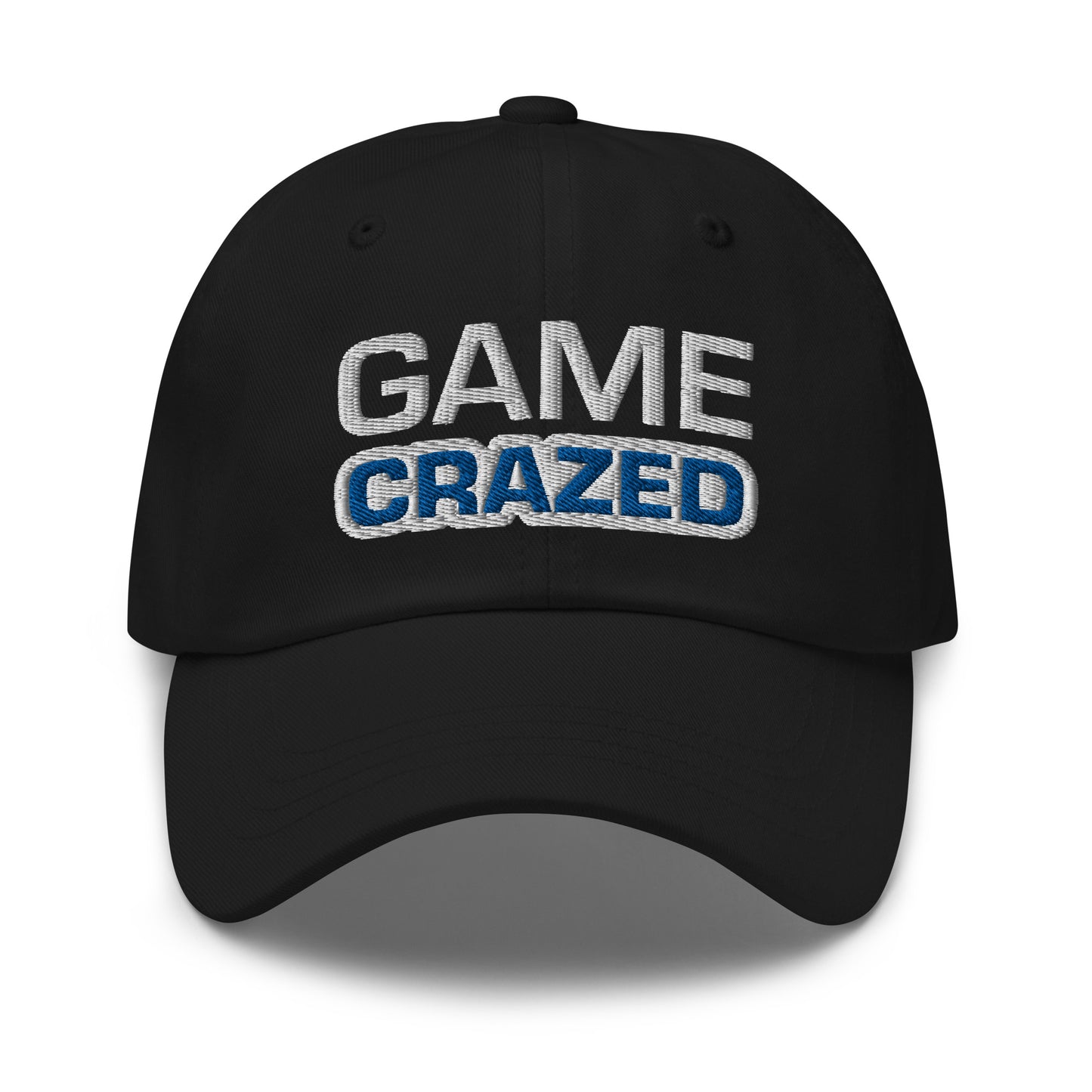 Game Crazed embroidered gaming ball caps are for gamers who go crazy when playing their favorite video games.