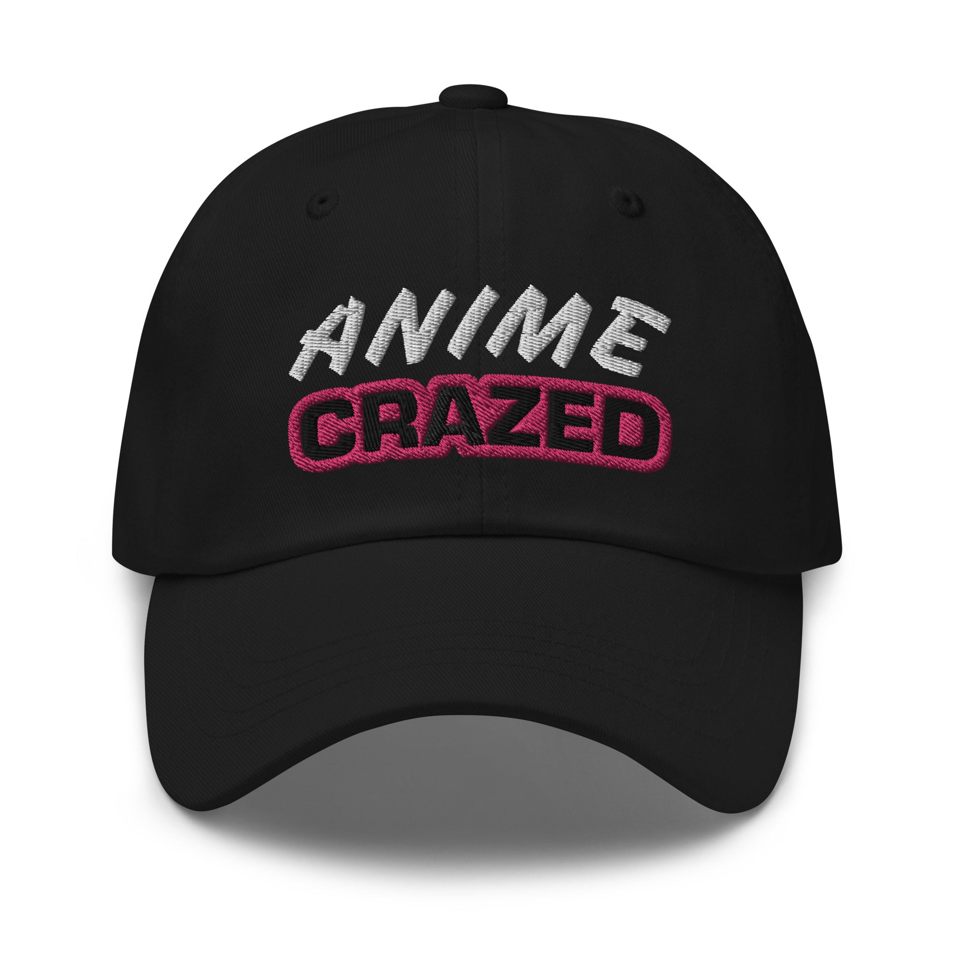 Anime Crazed unisex embroidered gaming ball caps are for gamers who go crazy for anime and love playing their favorite video games.