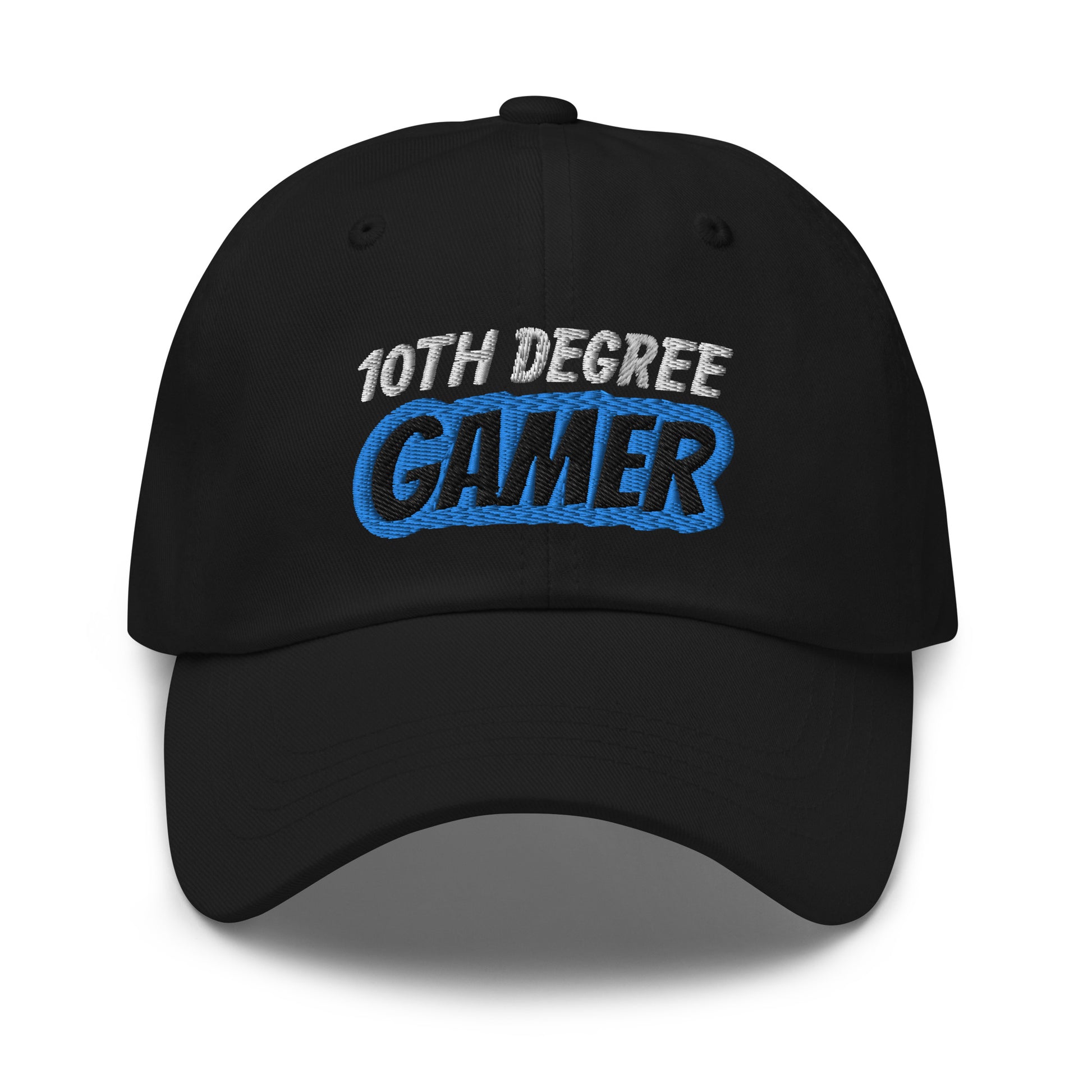 10th Degree Gamer unisex gamer ball caps are for gamers who are masters at playing video games and become the best at gaming.