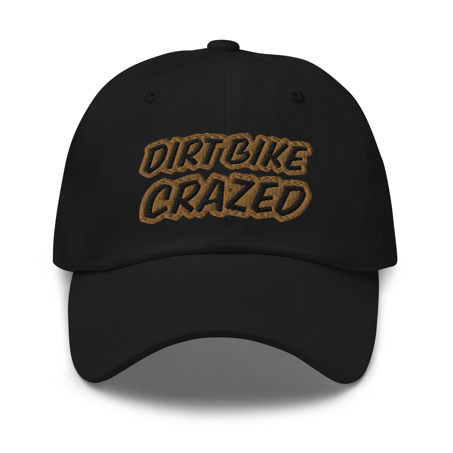 Dirt Bike Crazed unisex (for men and women) embroidered ball caps are for anyone who goes crazy for riding dirt bikes.