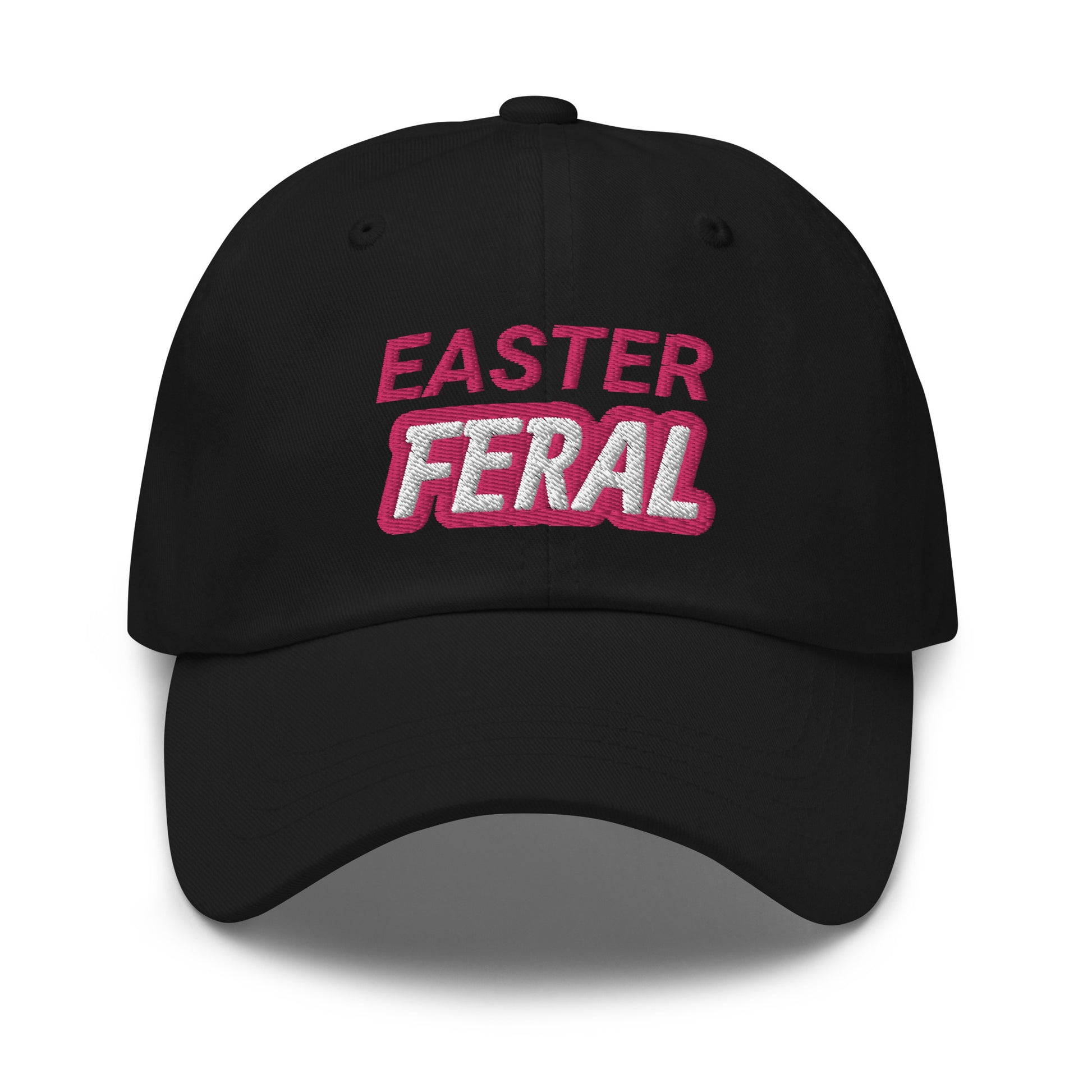 Easter Feral ball caps are for anyone who goes wild for the holiday season and can't get enough of the egg hunts and candy-filled baskets.