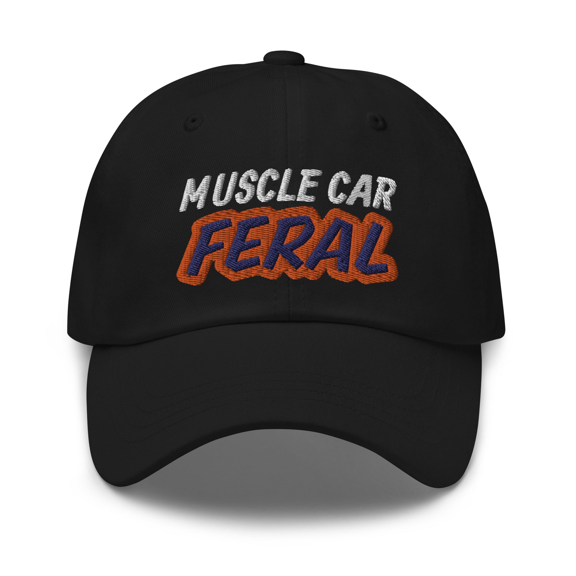 Muscle Car Feral cool ball caps are for enthusiasts who work on muscle cars and drive them or admire and go wild for them at car shows. 