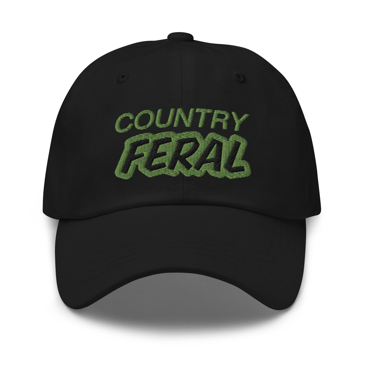 Country Feral ball caps are for fans who love and go wild for Western music or for people who live outside city limits.