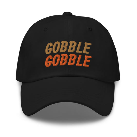 Gobble Gobble ball caps are for anyone who goes wild for Thanksgiving and can't get enough of the good food made for the celebration.