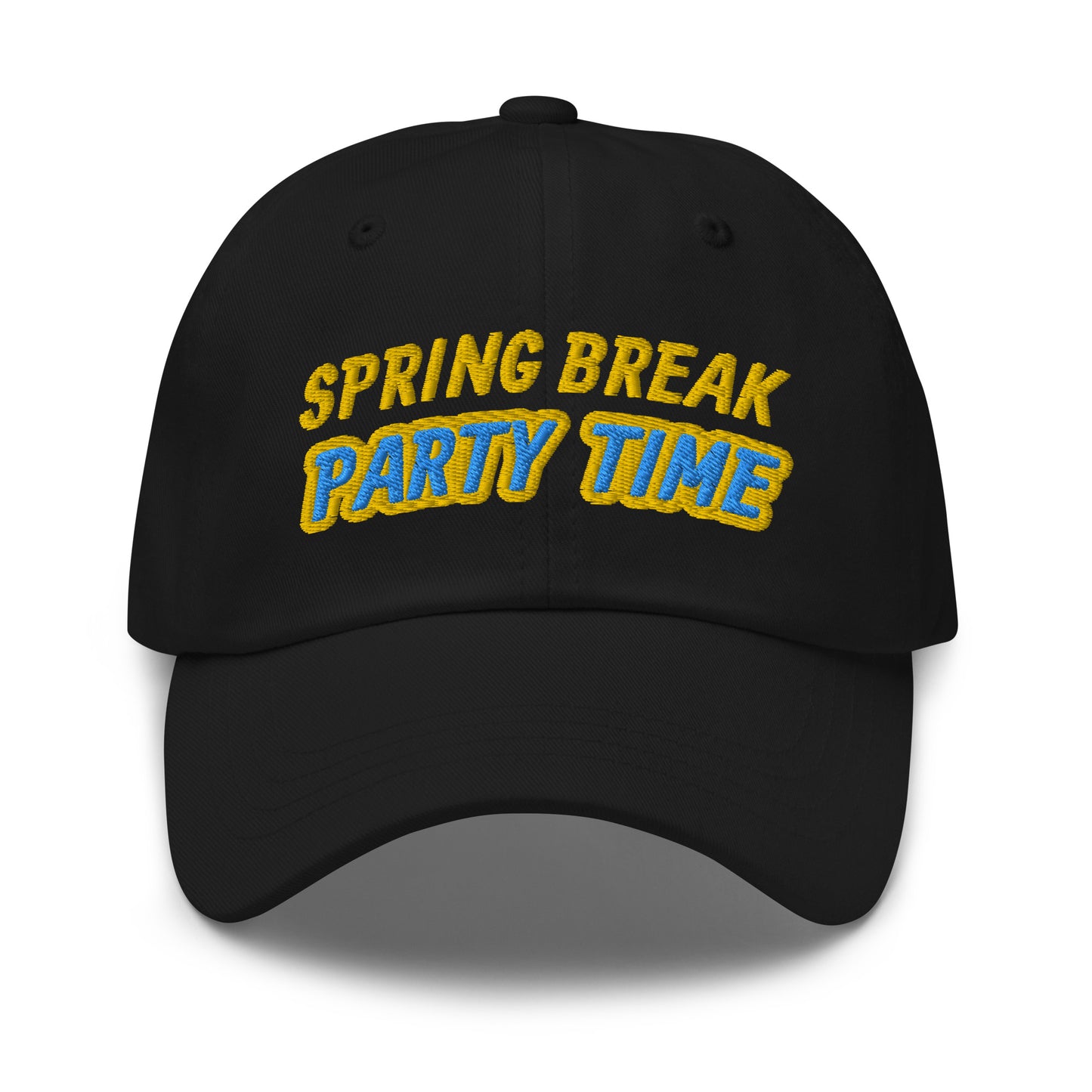 Spring Break Party Time ball cap is for college students and partiers who go wild and crazy for the week-long partying vacation.