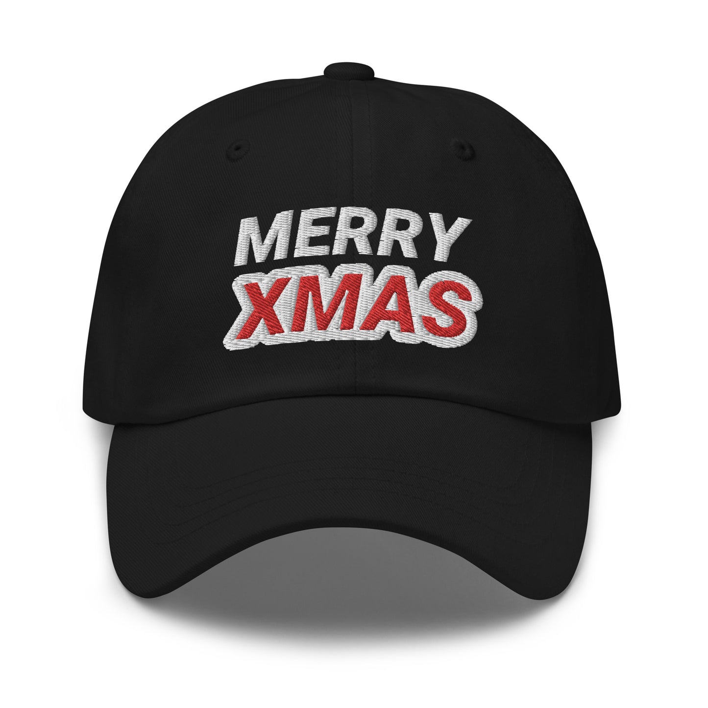 Merry Xmas embroidered ball caps are for anyone who goes wild and crazy for Christmas and can't get enough of the holiday season.