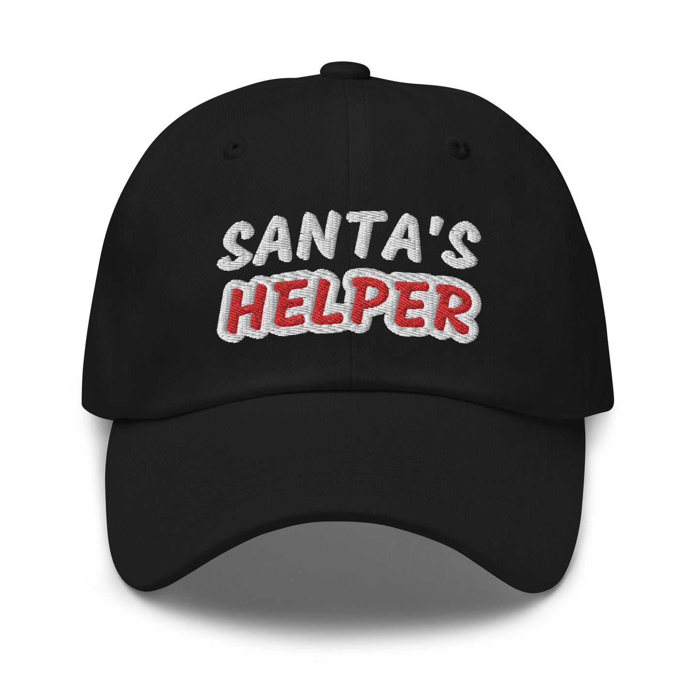 Santa's Helper ball caps are for anyone who goes wild and crazy for Christmas, loves giving presents, and can't get enough of the holiday.