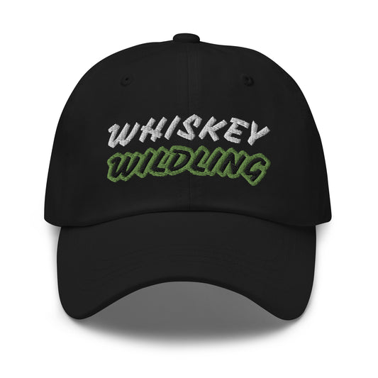 Whiskey Wildling embroidered ball cap is for anyone who goes wild and crazy for drinking whiskey and appreciates its taste.