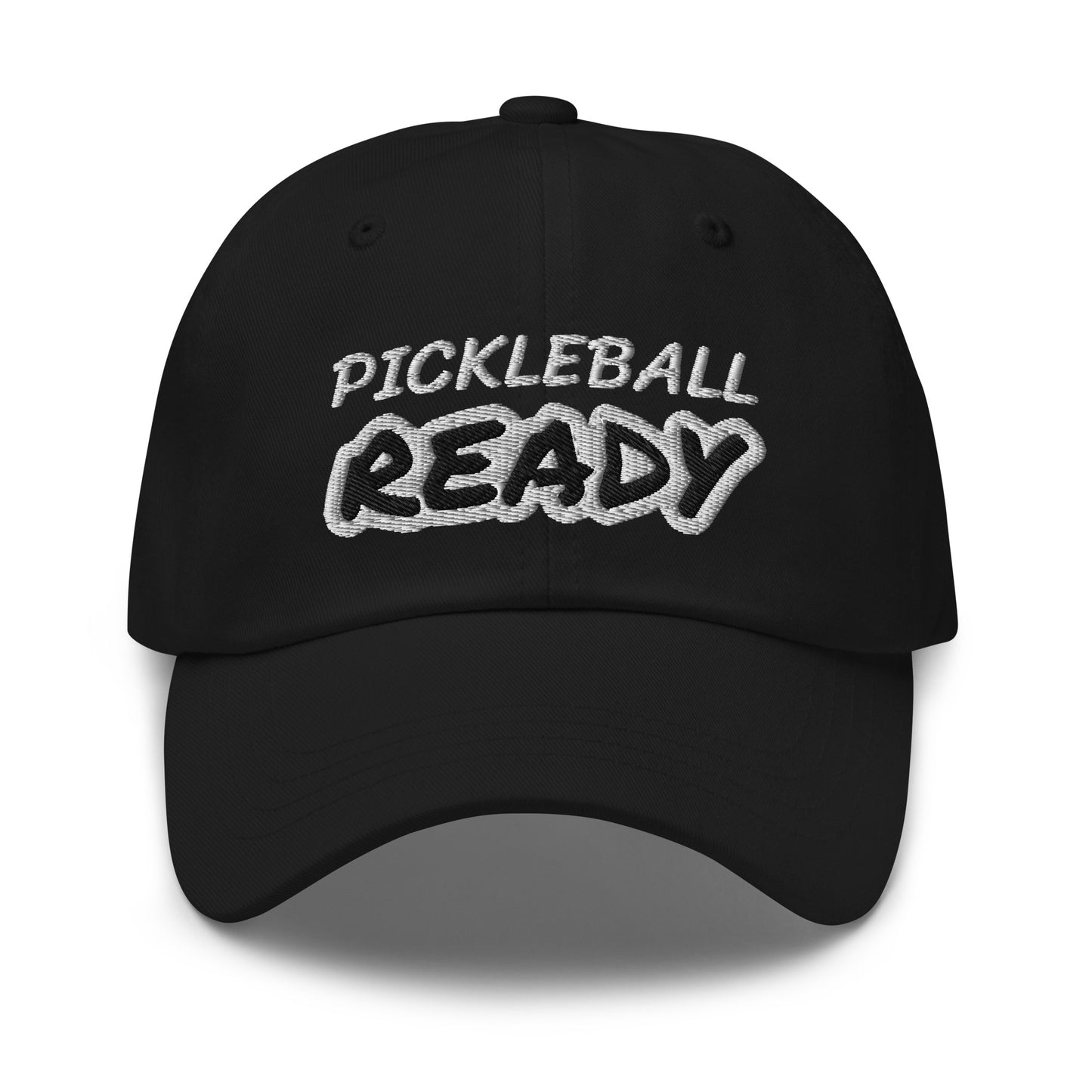 Pickleball Ready unisex ball caps are for players and fans who always think about the sport and can't wait for the action on the court.