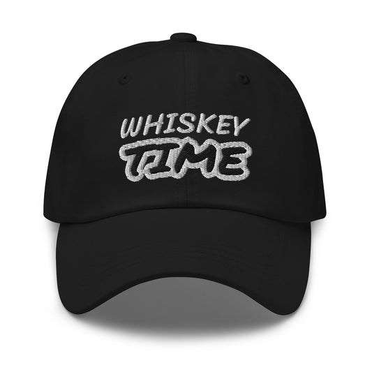 Whiskey Time unisex embroidered ball cap is for the connoisseur who loves drinking whiskey anytime and appreciates its taste.