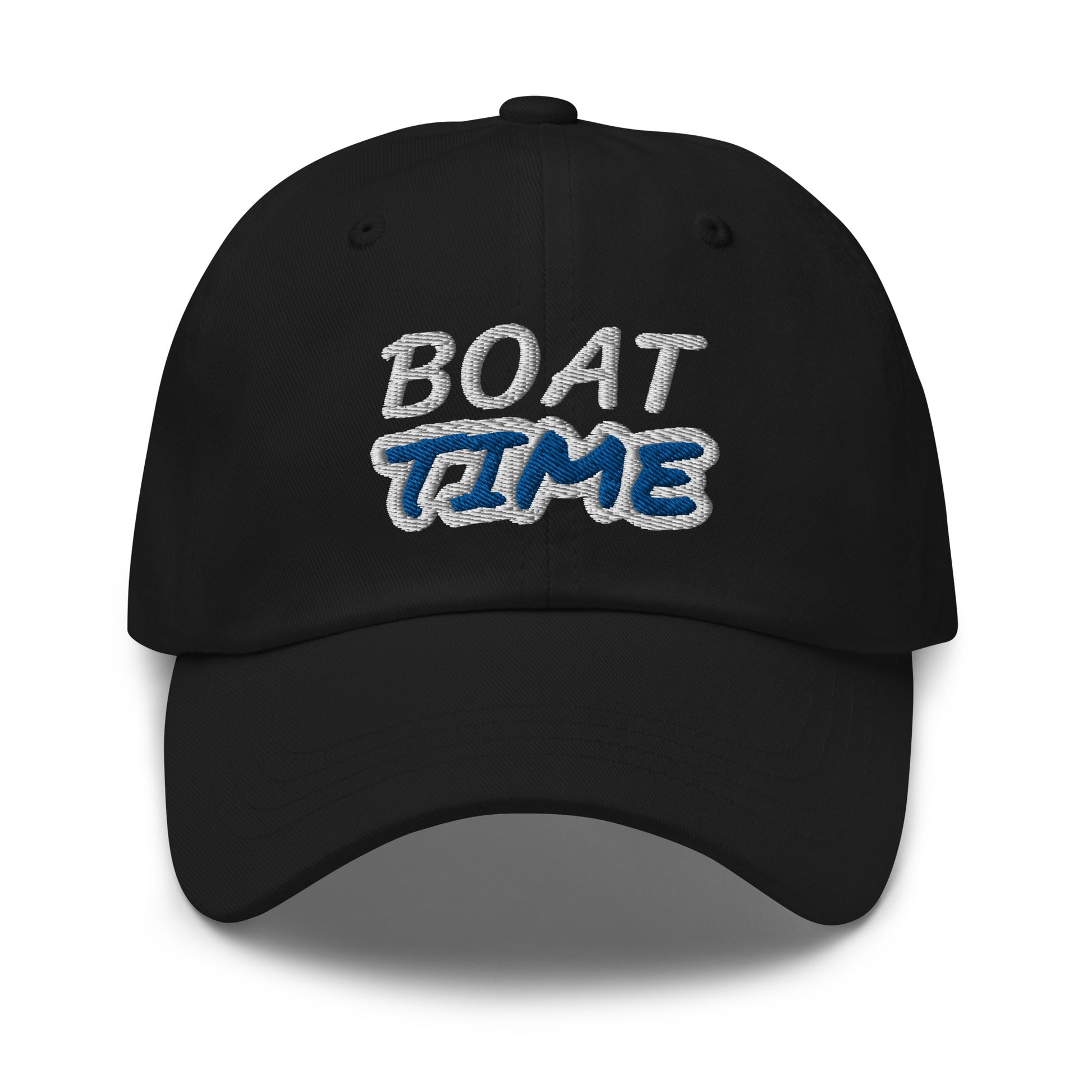 Boat Time unisex cool embroidered ball caps are for boaters who love to be on the water for the scenery, relaxation, and fresh air.