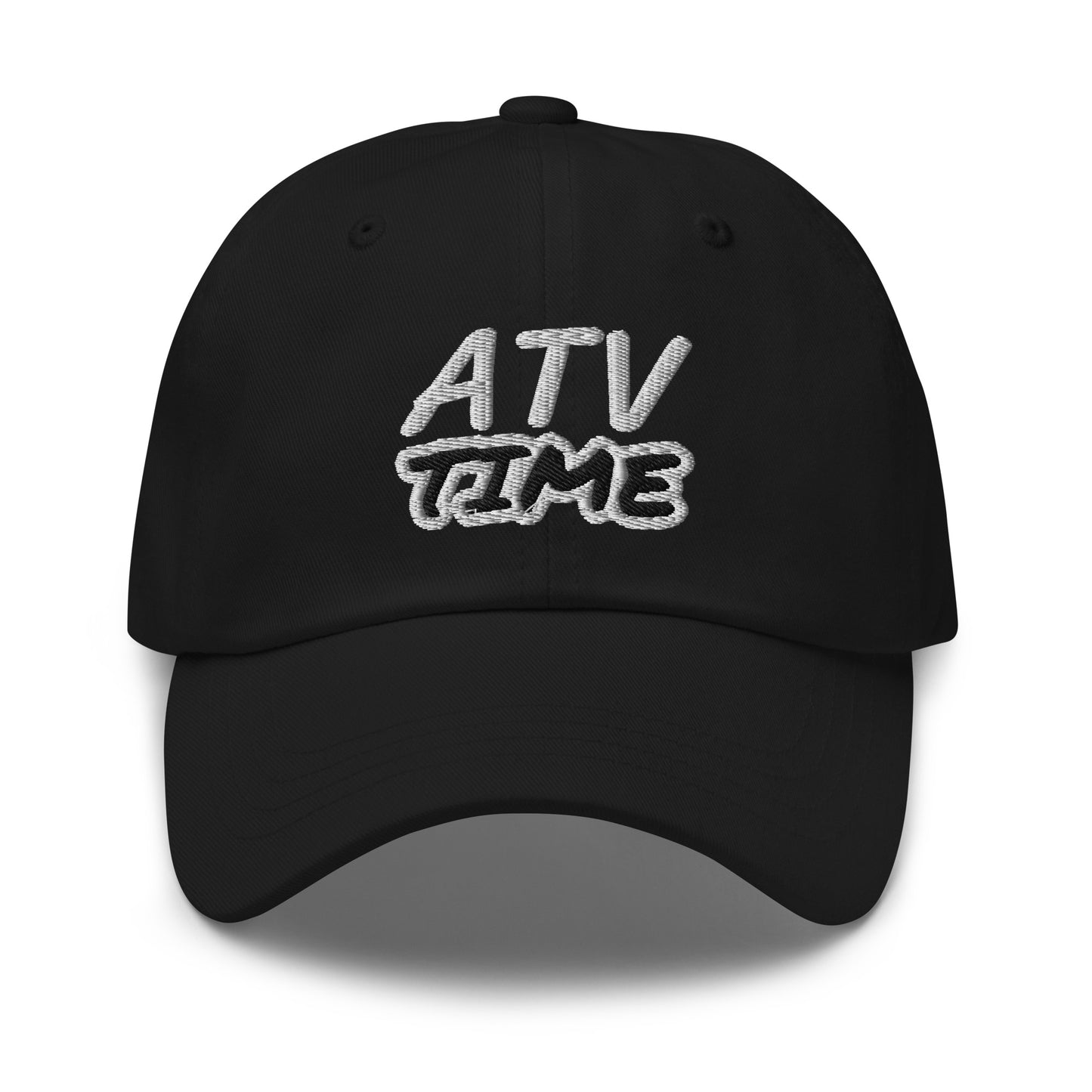 ATV Time unisex (for men and women) embroidered ATVing ball caps are people who love to ride for fun, scenery, relaxation, and fresh air.