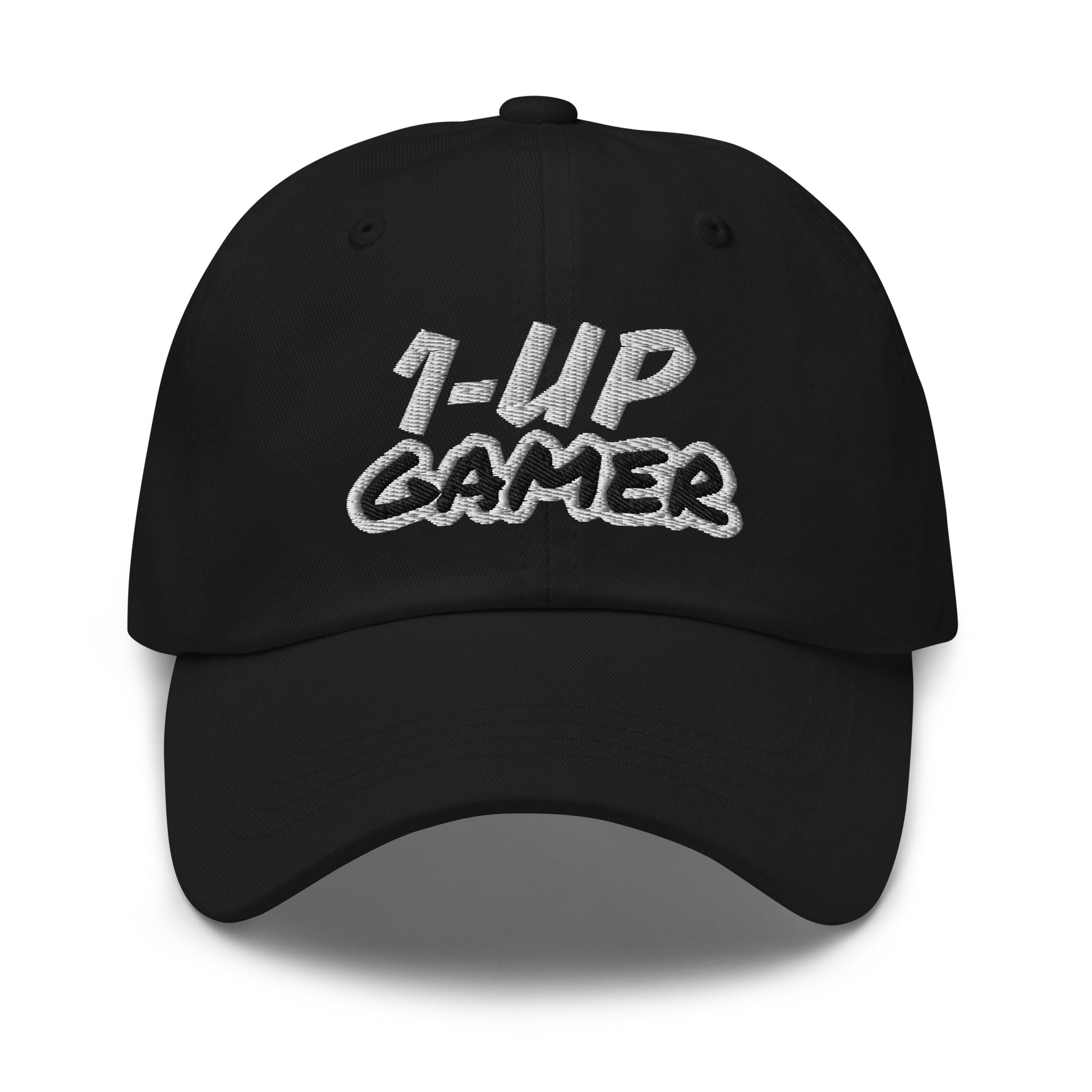 1-UP Gamer ball caps are for gamers who go crazy and wild for playing video games, and this cool gaming cap is for the diehard player.