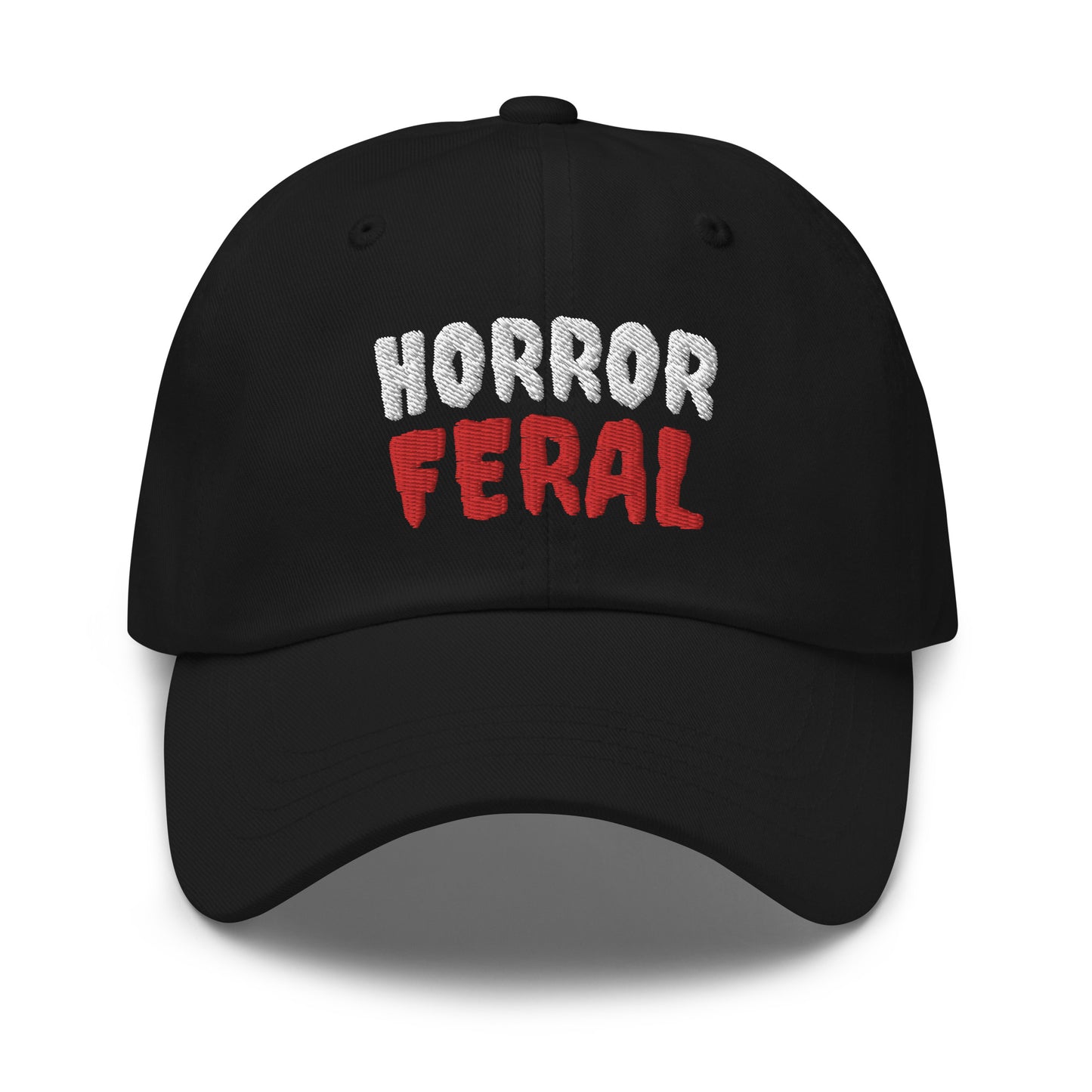 Horror Feral hats are for anyone who loves and goes wild and crazy for scary movies or anything that terrifies them.