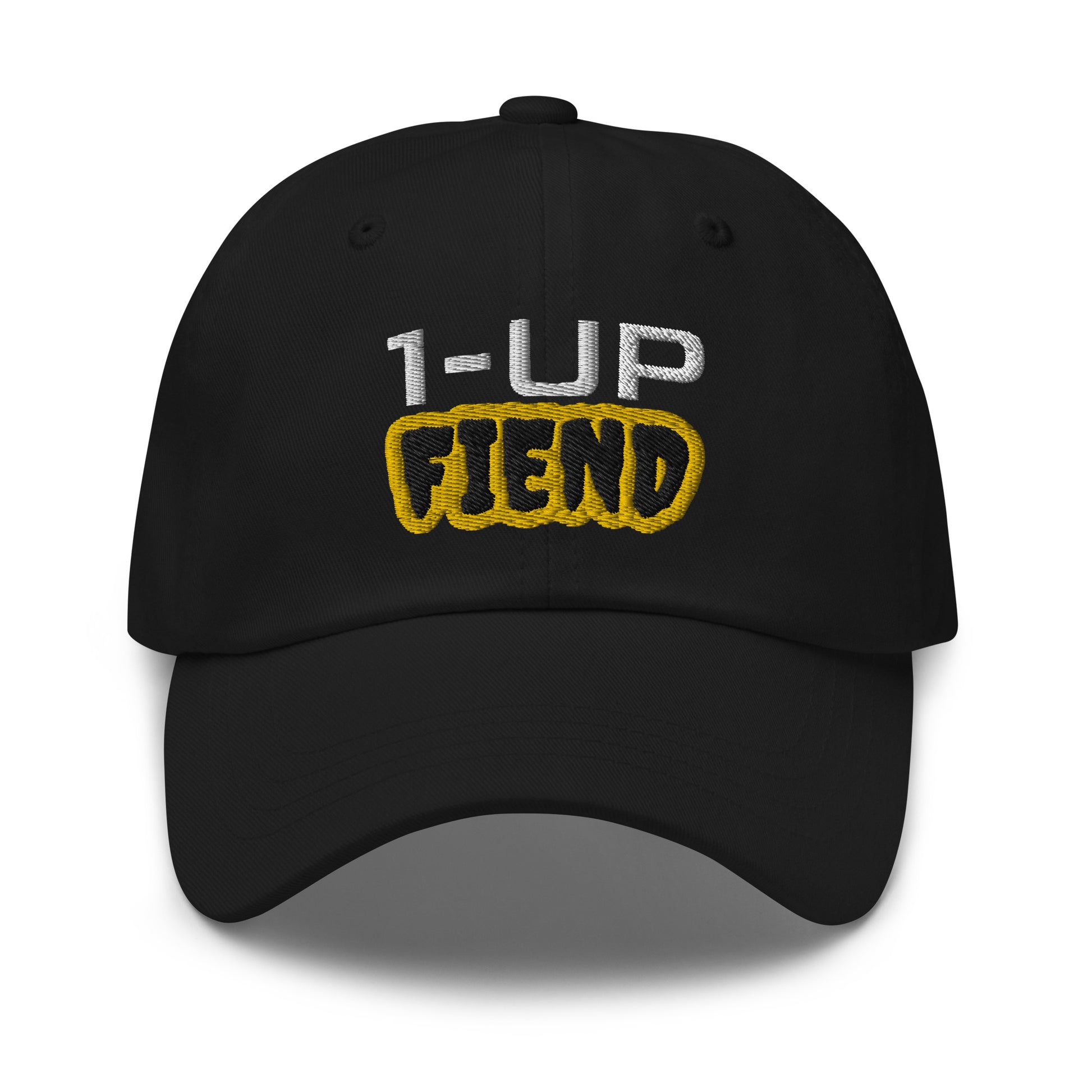 1-UP Fiend ball caps are for gamers who go wild and insane for playing video games, and this gamer's cap is for the fanatic player.