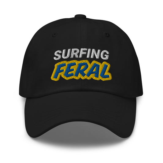 Surfing Feral surfer hats are for surfers who ride the biggest waves and take the hardest crashes, and the cap makes a great gift.