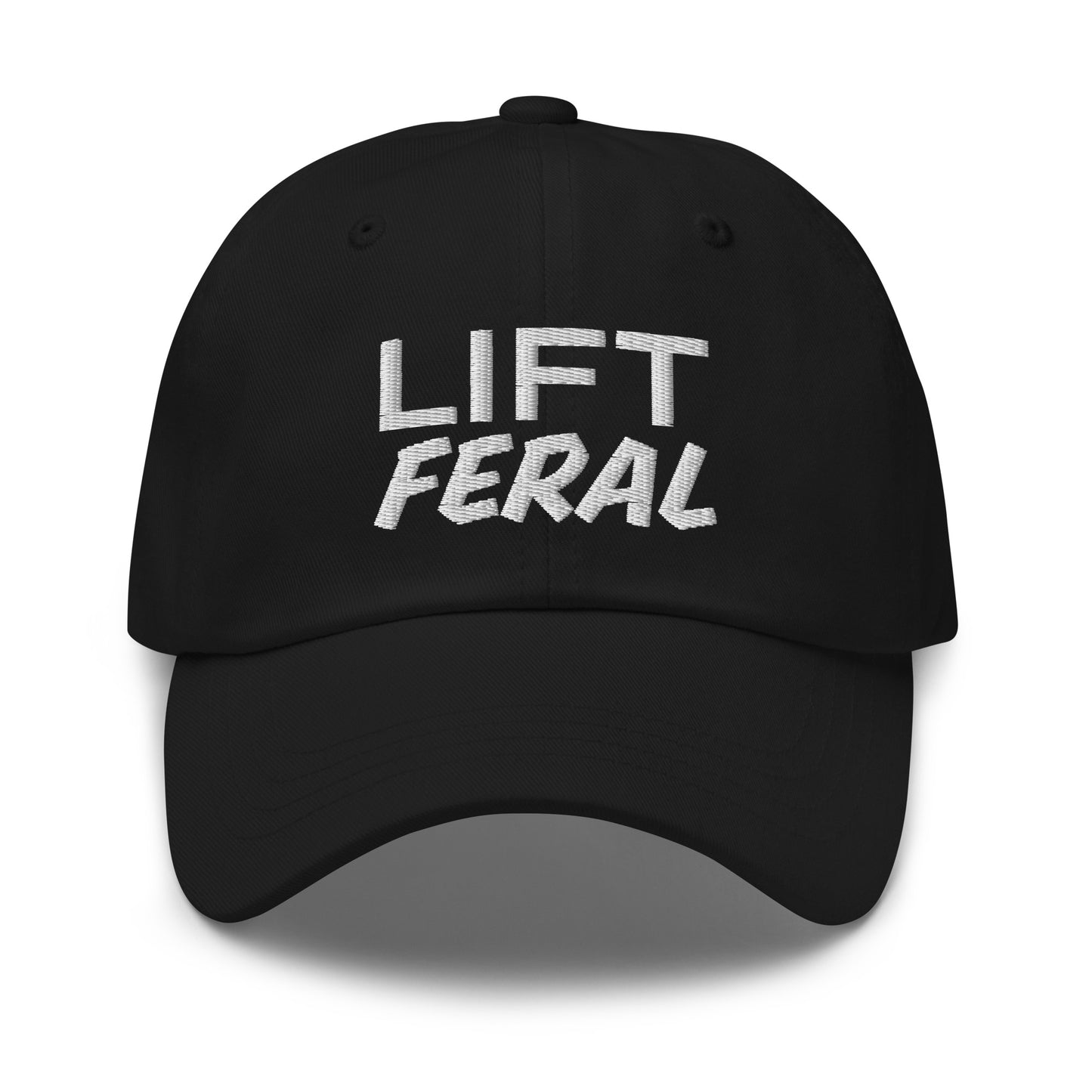 Lift Feral hats are for anyone who goes wild for lifting weights. This ball cap can be worn at the gym or for everyday wear.