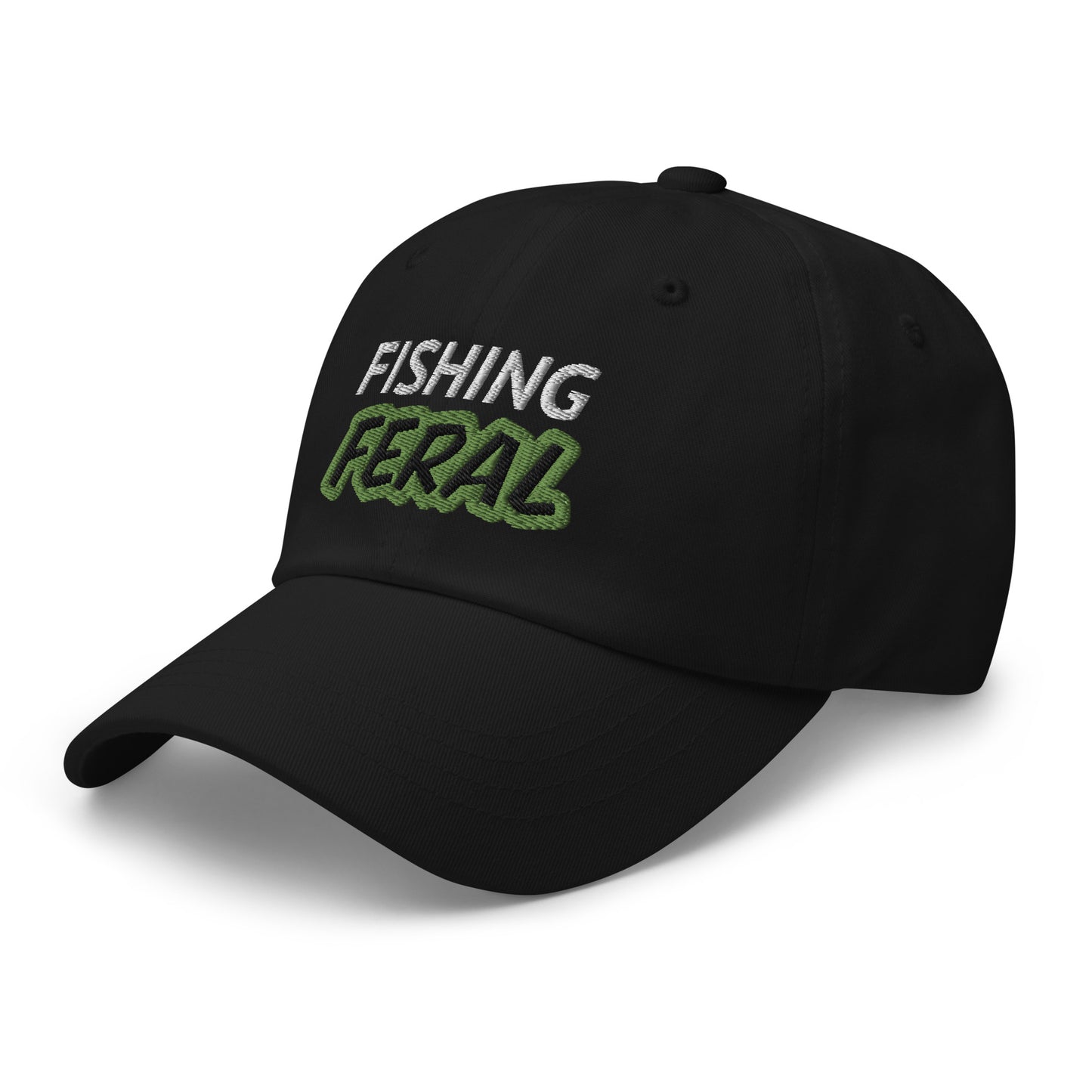 Fishing Feral™ Hat for People Who Love and Go Wild for Catching Fish