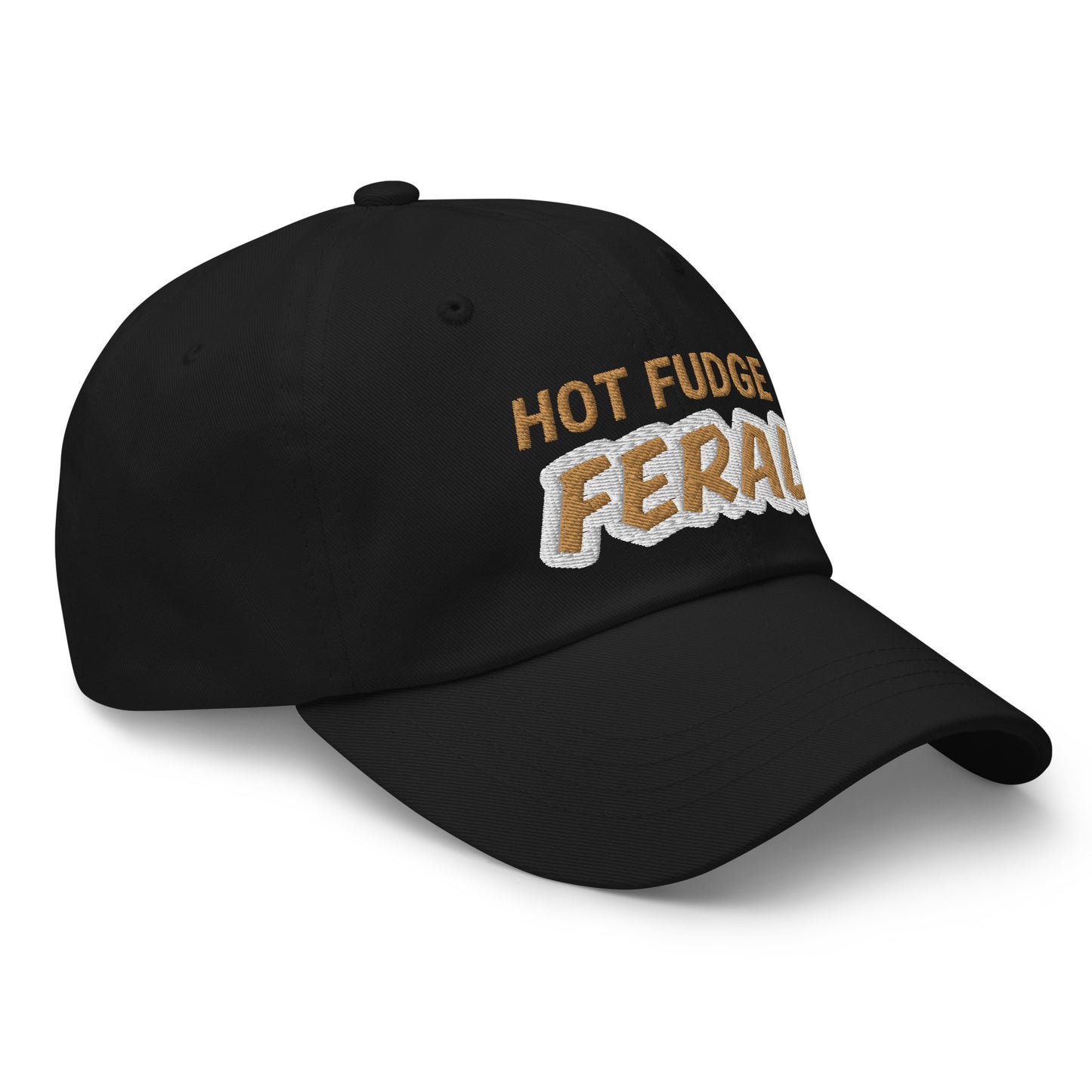 Hot Fudge Feral™ Hat for People Who Love Eating it Over Ice Cream