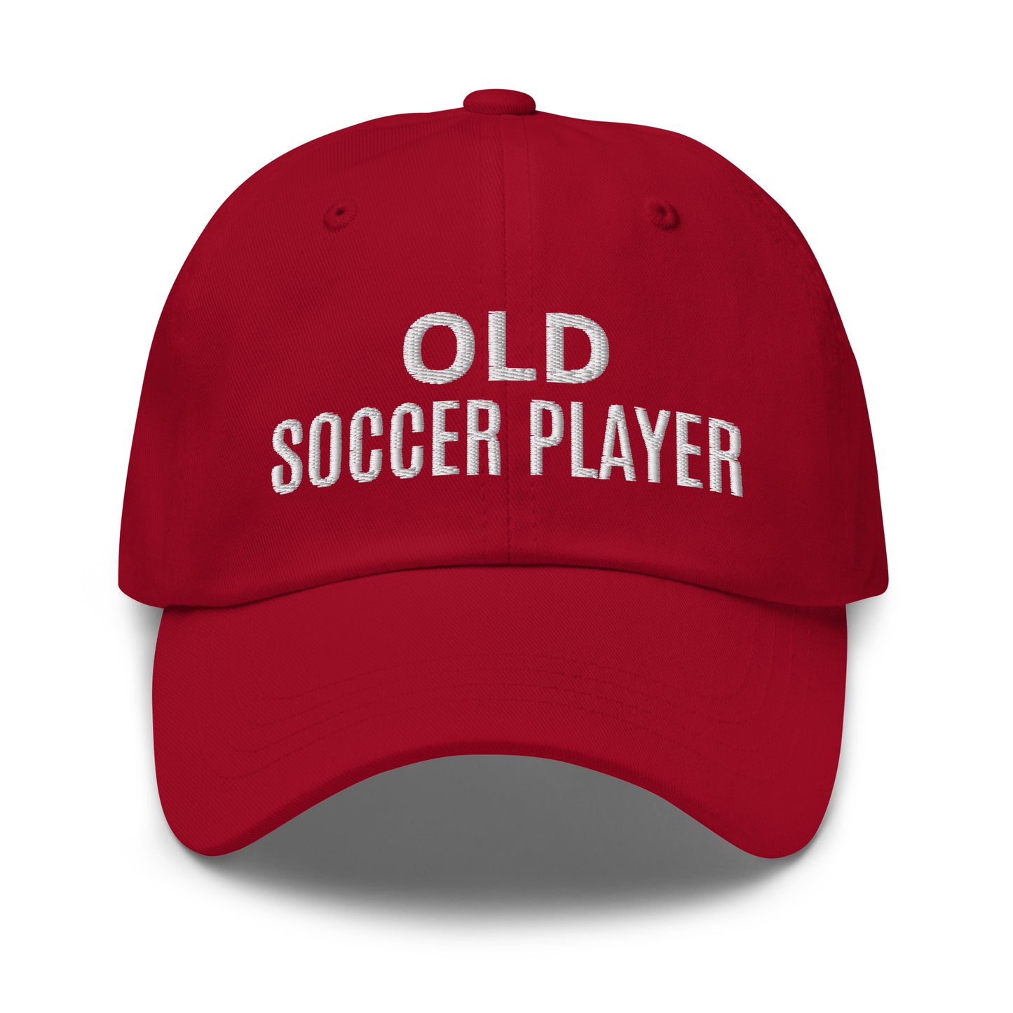 Old Soccer Player Ball Cap