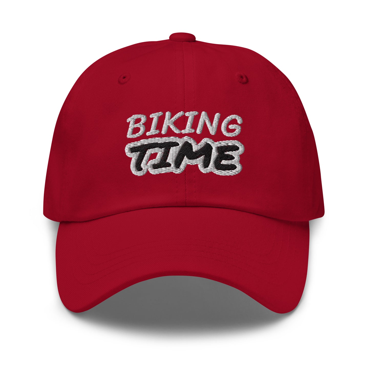 Biking Time Unisex Ball Cap for Bikers and Cyclists