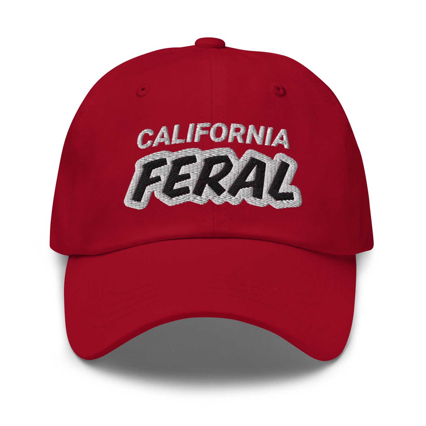 California Feral™ Hat, Cool Ball Cap for People Who Go Wild for the Golden State