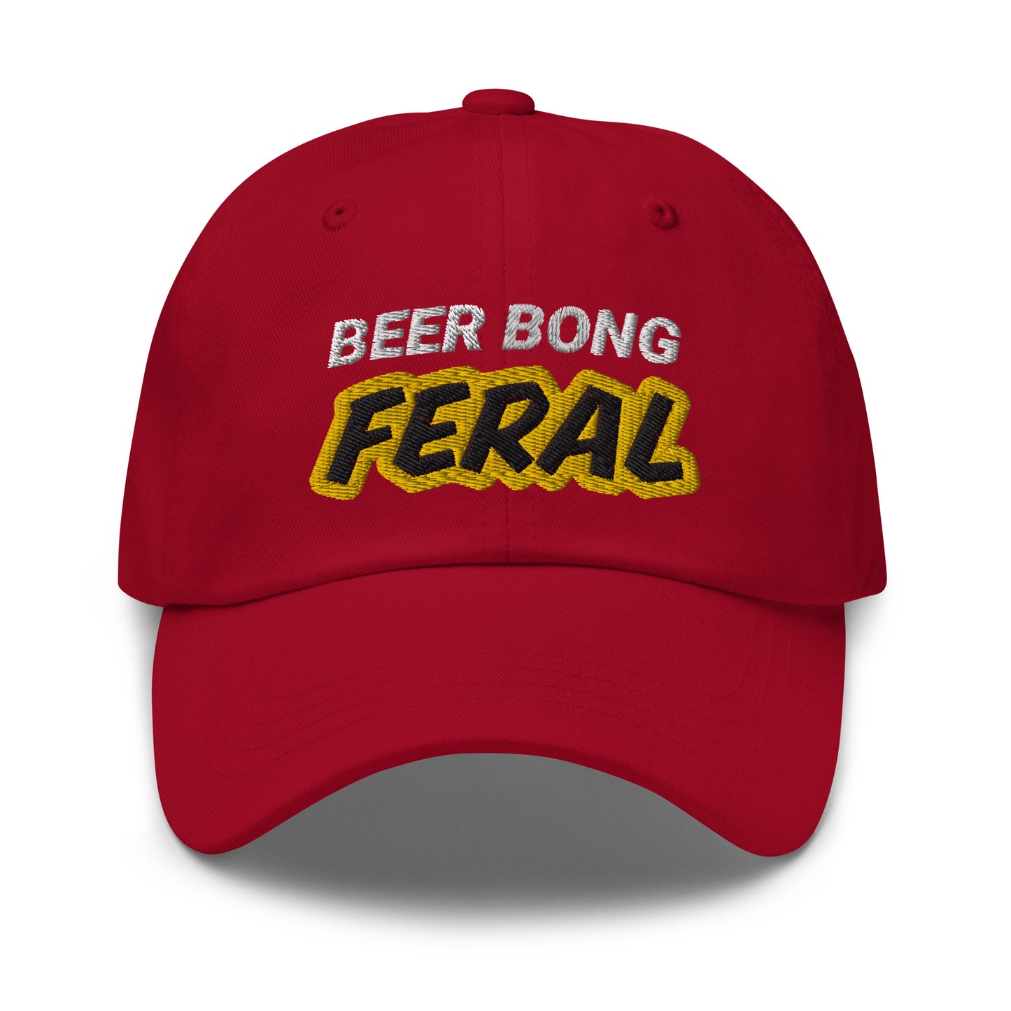 Beer Bong Feral™ Hat for People Who Enjoy Brew Bonging at a Party