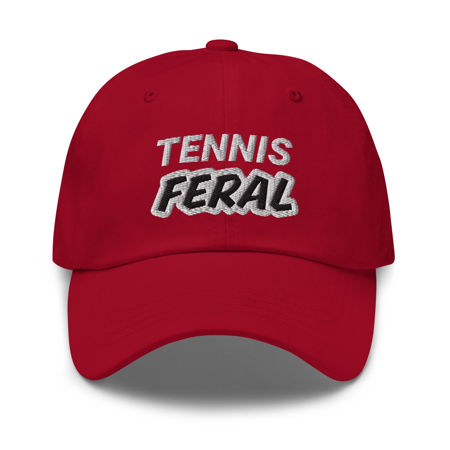 Tennis Feral™ Hat for Players and Fans Who Love and Go Wild for the Game