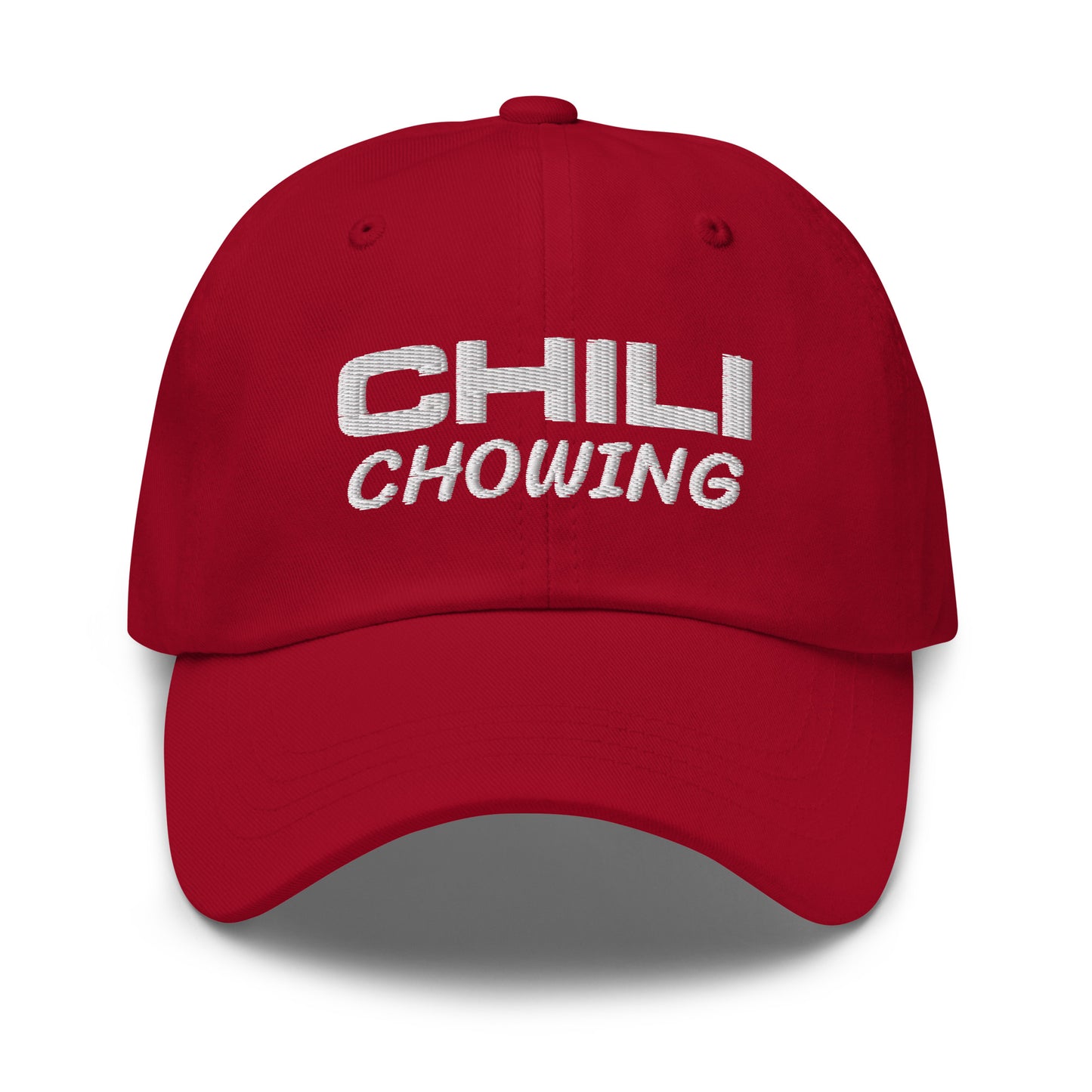 Chili Chowing™ Hat for the Fan Who Loves and Enjoys Eating It Anytime