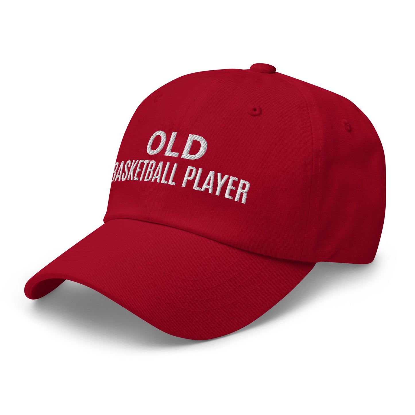 Old Basketball Player Ball Cap