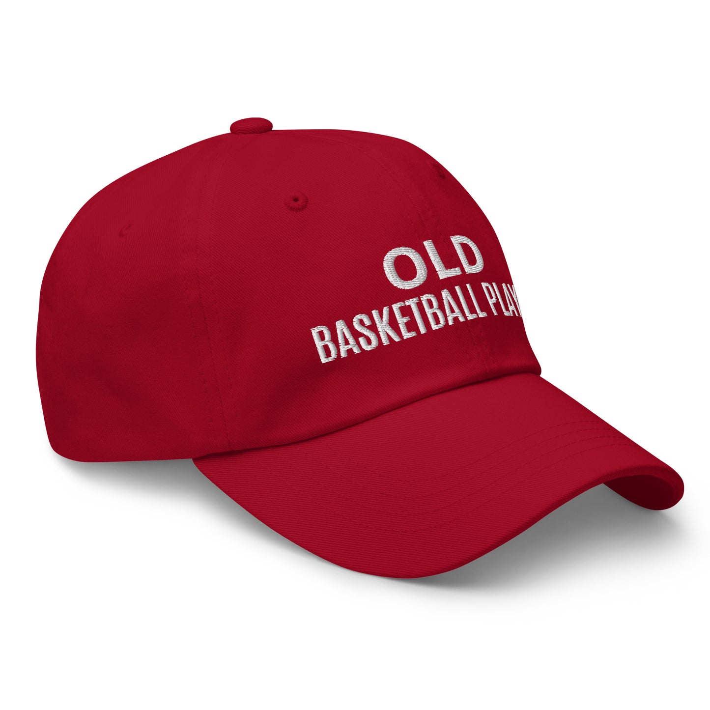 Old Basketball Player Ball Cap