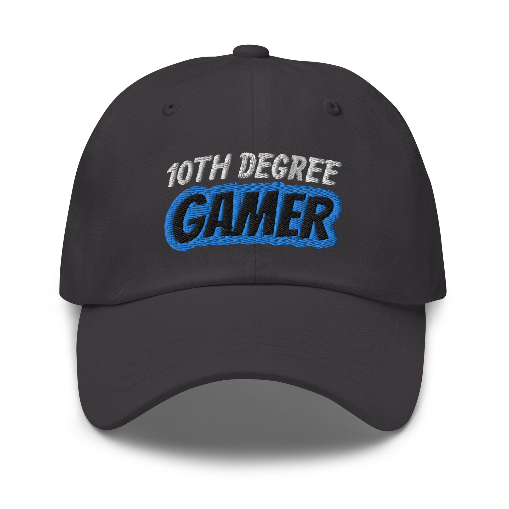 10th Degree Gamer unisex gamer ball caps are for gamers who are masters at playing video games and become the best at gaming.