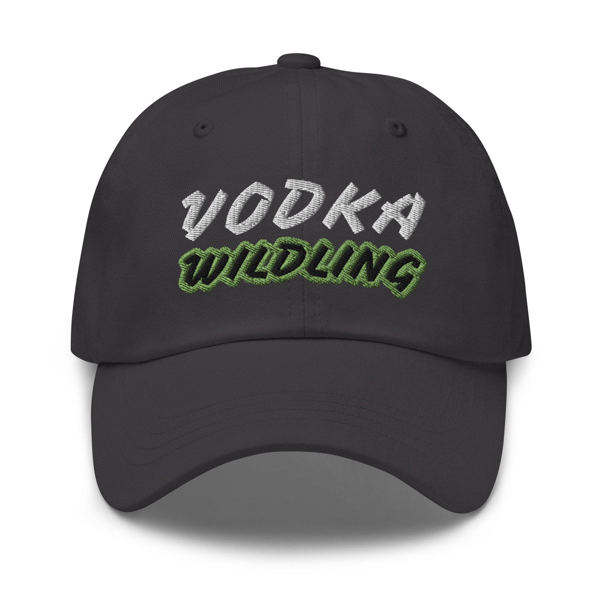 Vodka Wildling unisex embroidered ball cap is for anyone who goes wild and crazy for drinking vodka and appreciates its taste.