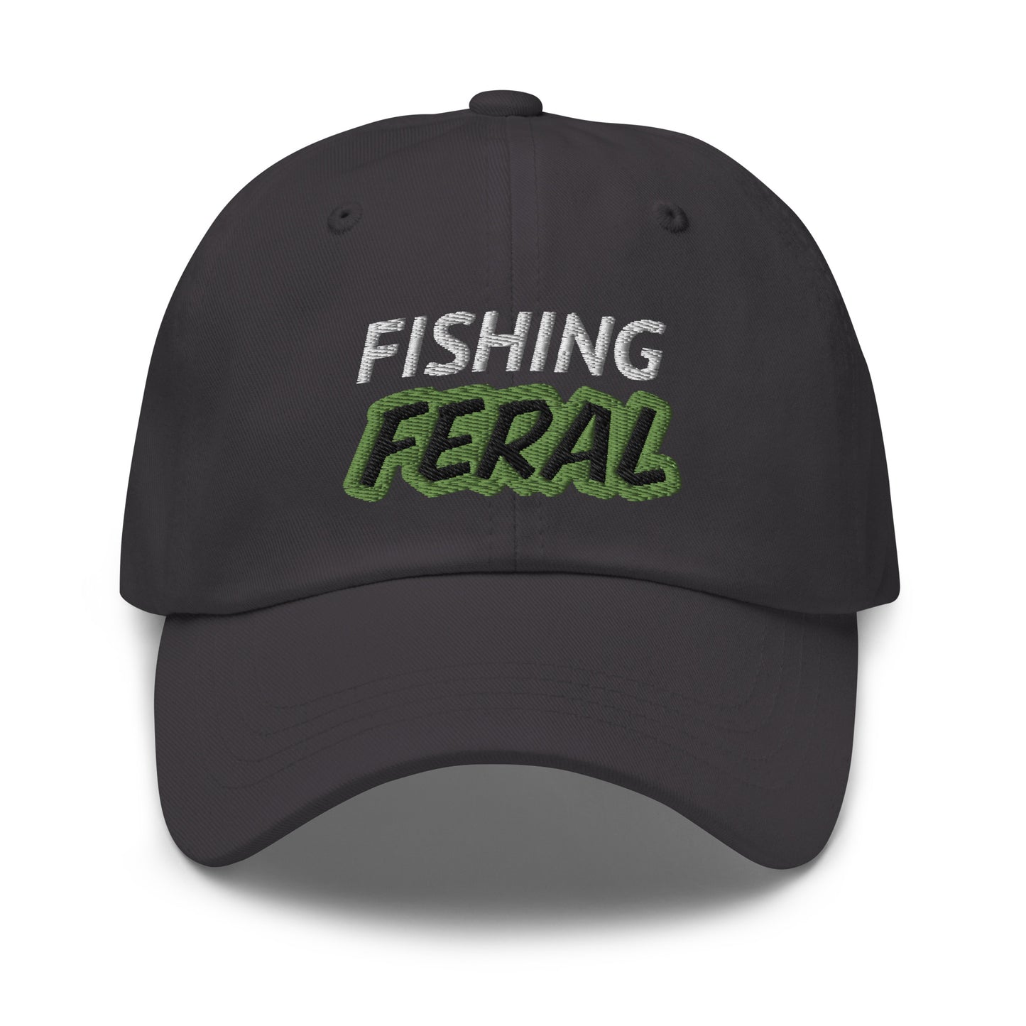 Fishing Feral™ Hat for People Who Love and Go Wild for Catching Fish