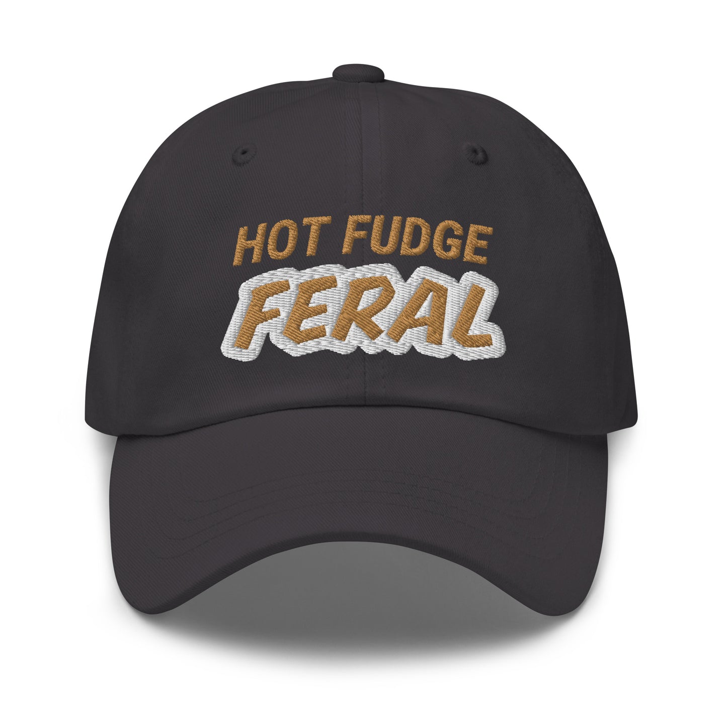 Hot Fudge Feral™ Hat for People Who Love Eating it Over Ice Cream