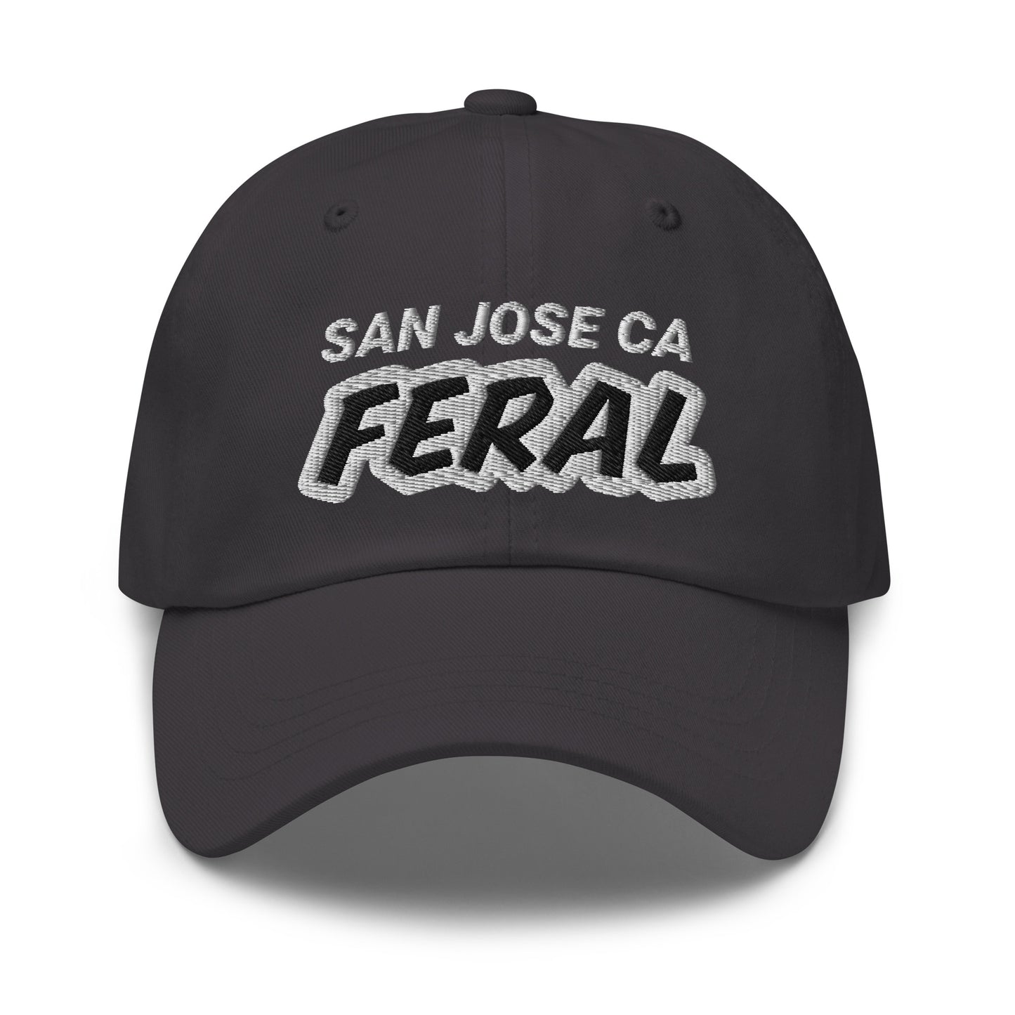 San Jose CA Feral™ Hat for People Who Love and Go Wild for the California City