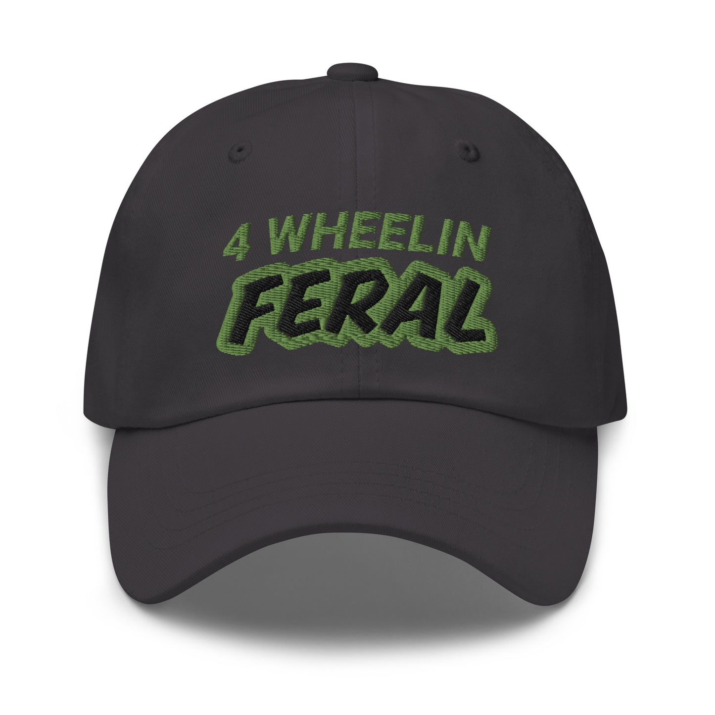 4 Wheelin Feral™ Four-Wheeling Hat for People Who Go Wild for 4WD Dirt and Mud Driving