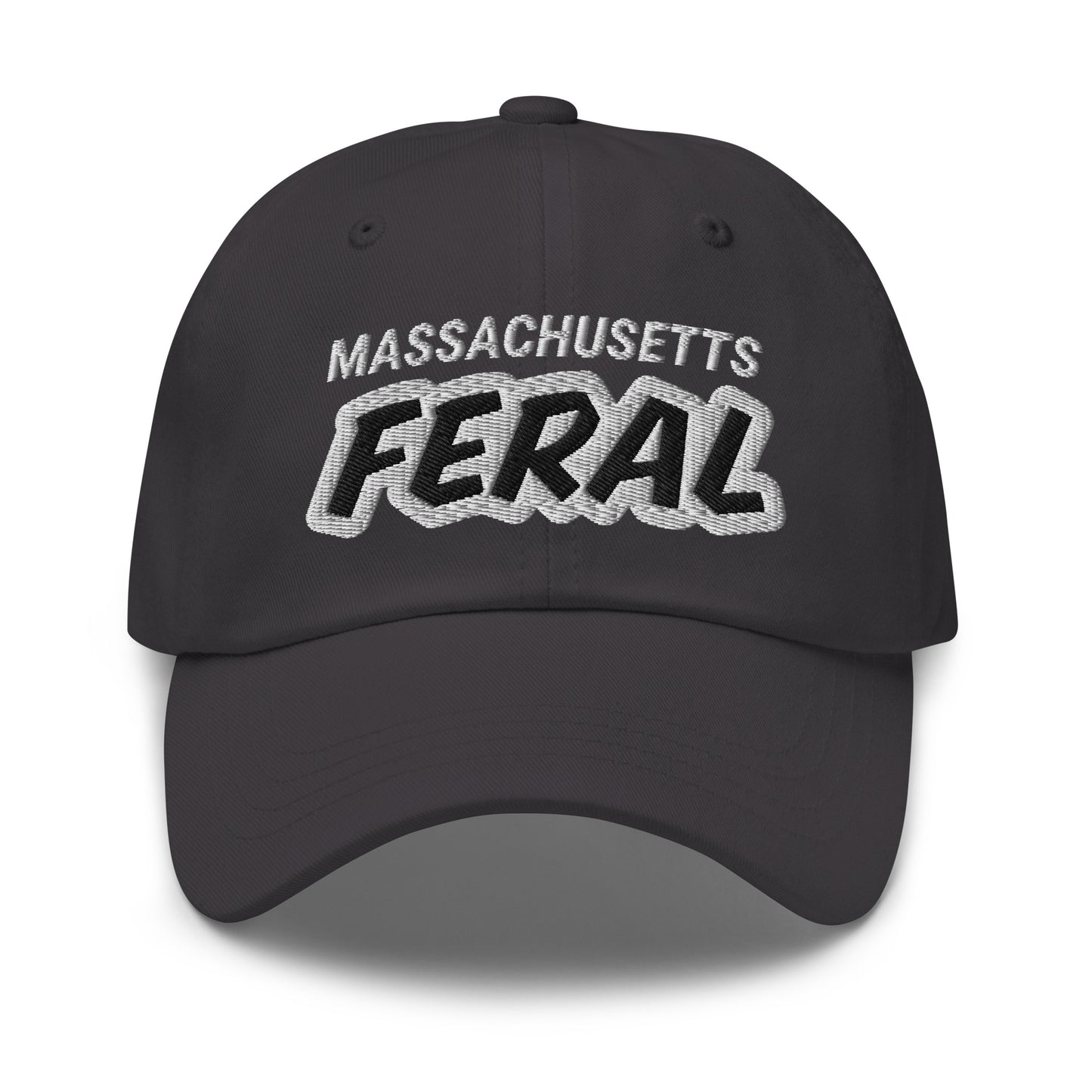 Massachusetts Feral™ Hat for People Who Love and Go Wild for the Bay State