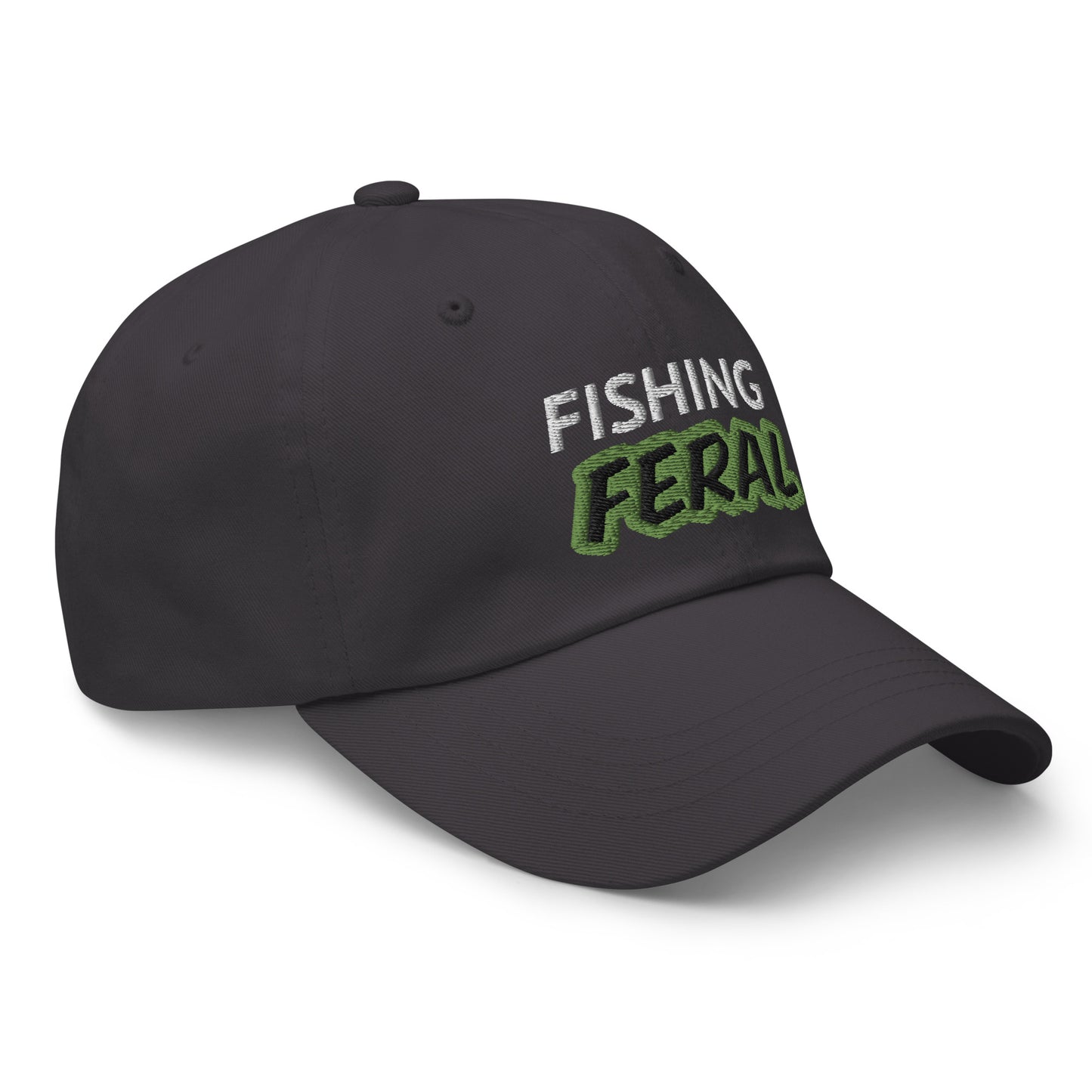 Fishing Feral™ Hat for People Who Love and Go Wild for Catching Fish