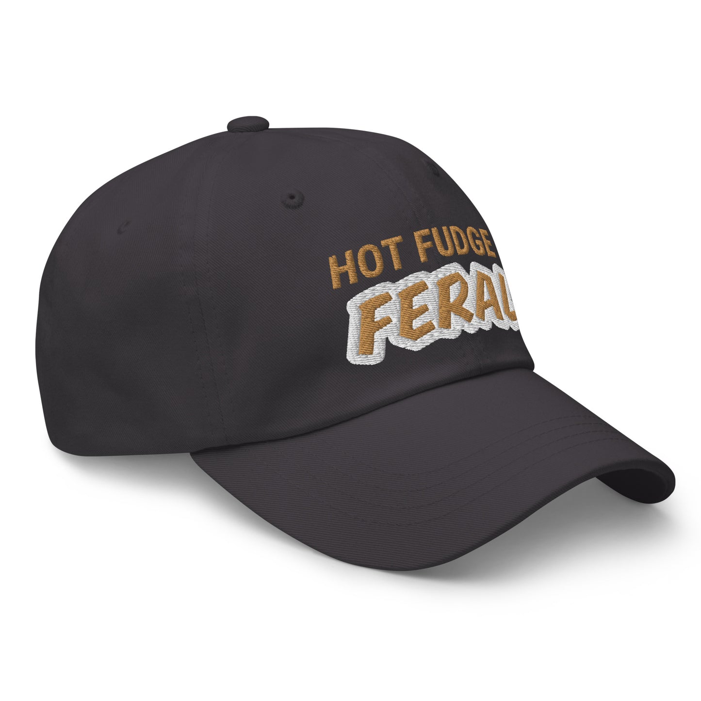 Hot Fudge Feral™ Hat for People Who Love Eating it Over Ice Cream